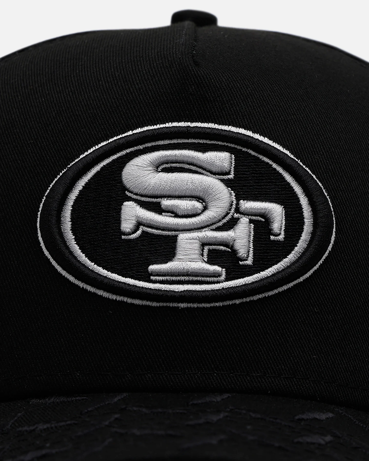 New Era San Francisco 49ers 'Dark Steel' 9FORTY A-Frame Snapback Black/Grey - Image 6
