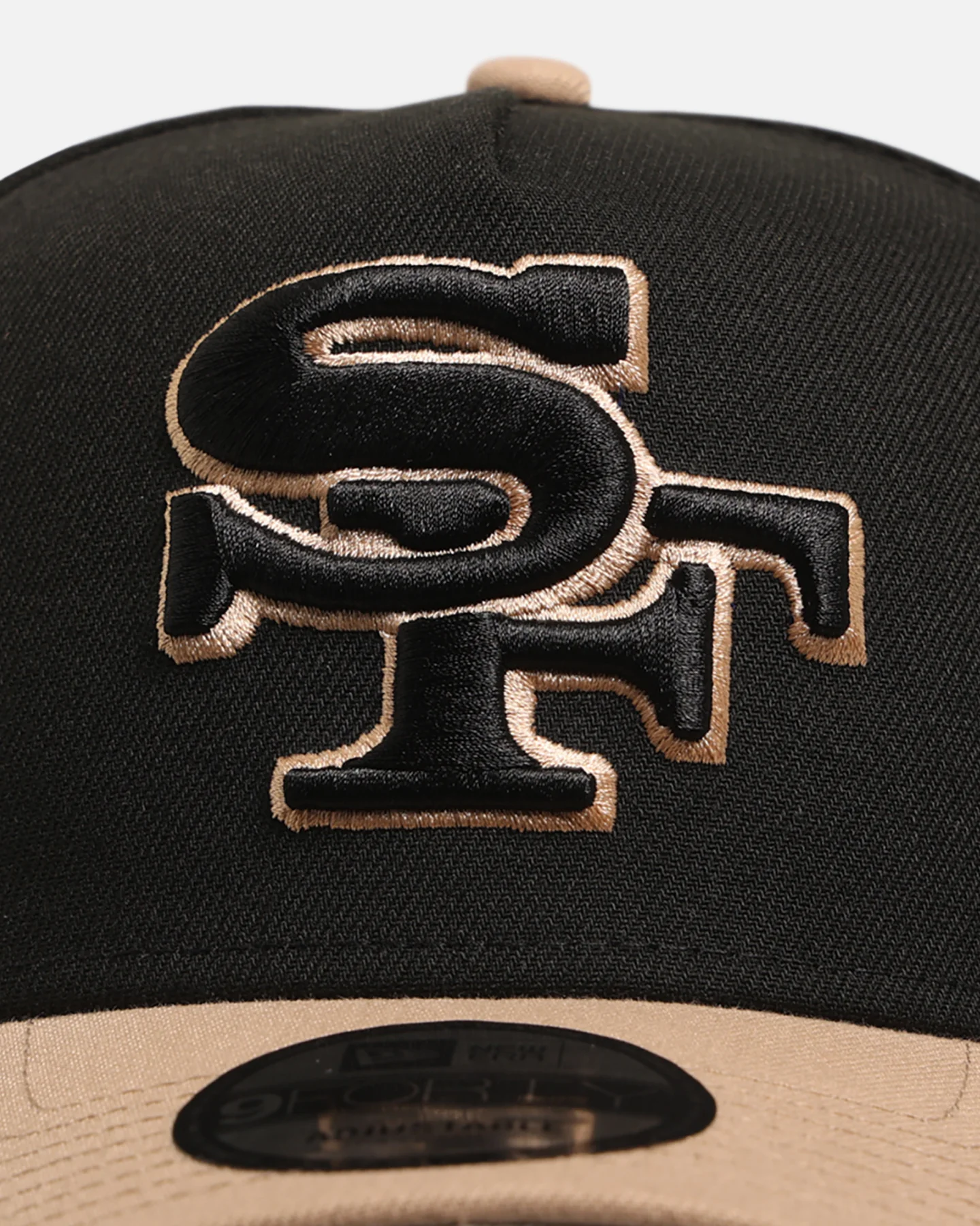 New Era San Francisco 49ers 'Desert Nights' 9FORTY A-Frame Snapback Black/Camel - Image 5