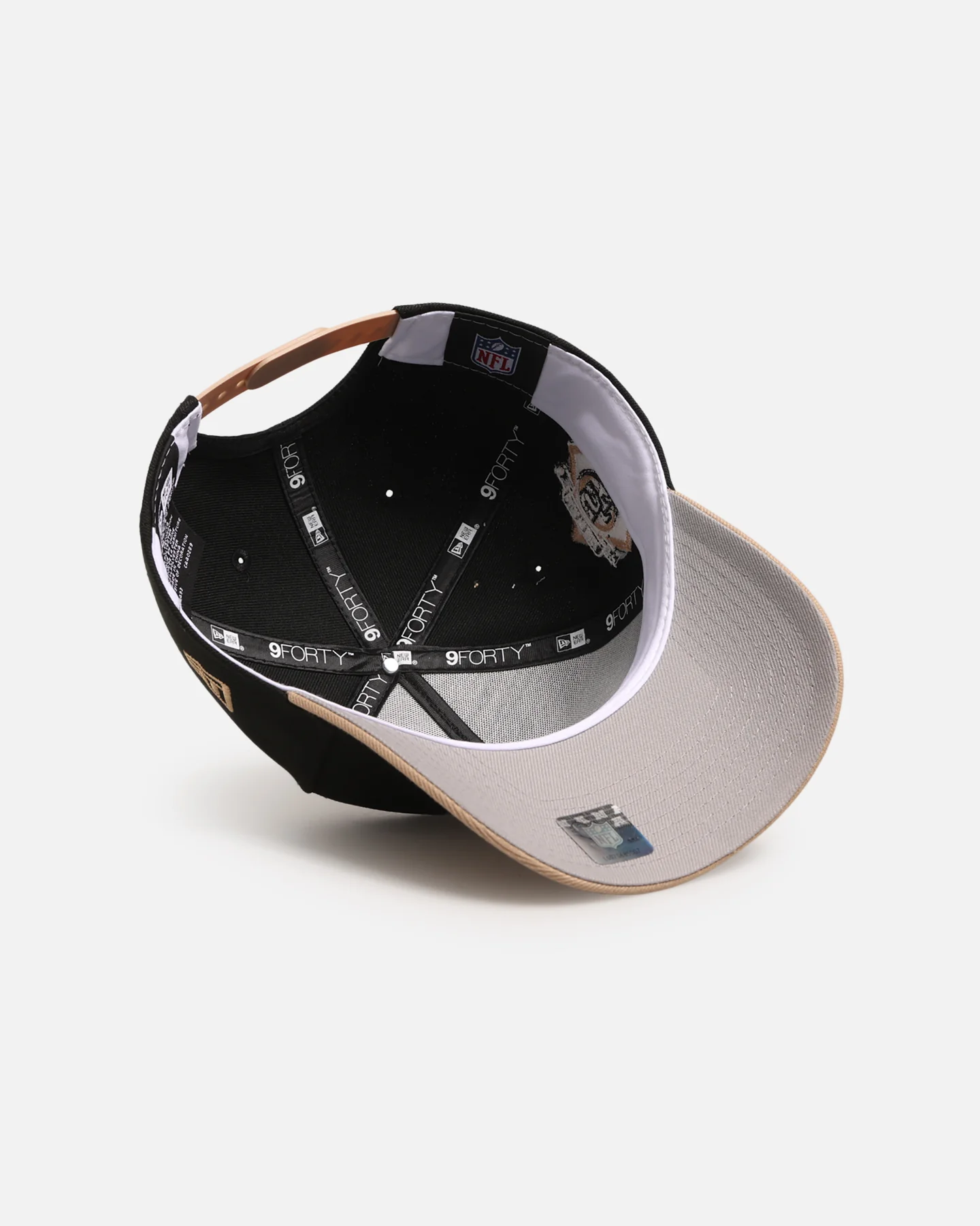 New Era San Francisco 49ers 'Desert Nights' 9FORTY A-Frame Snapback Black/Camel - Image 6