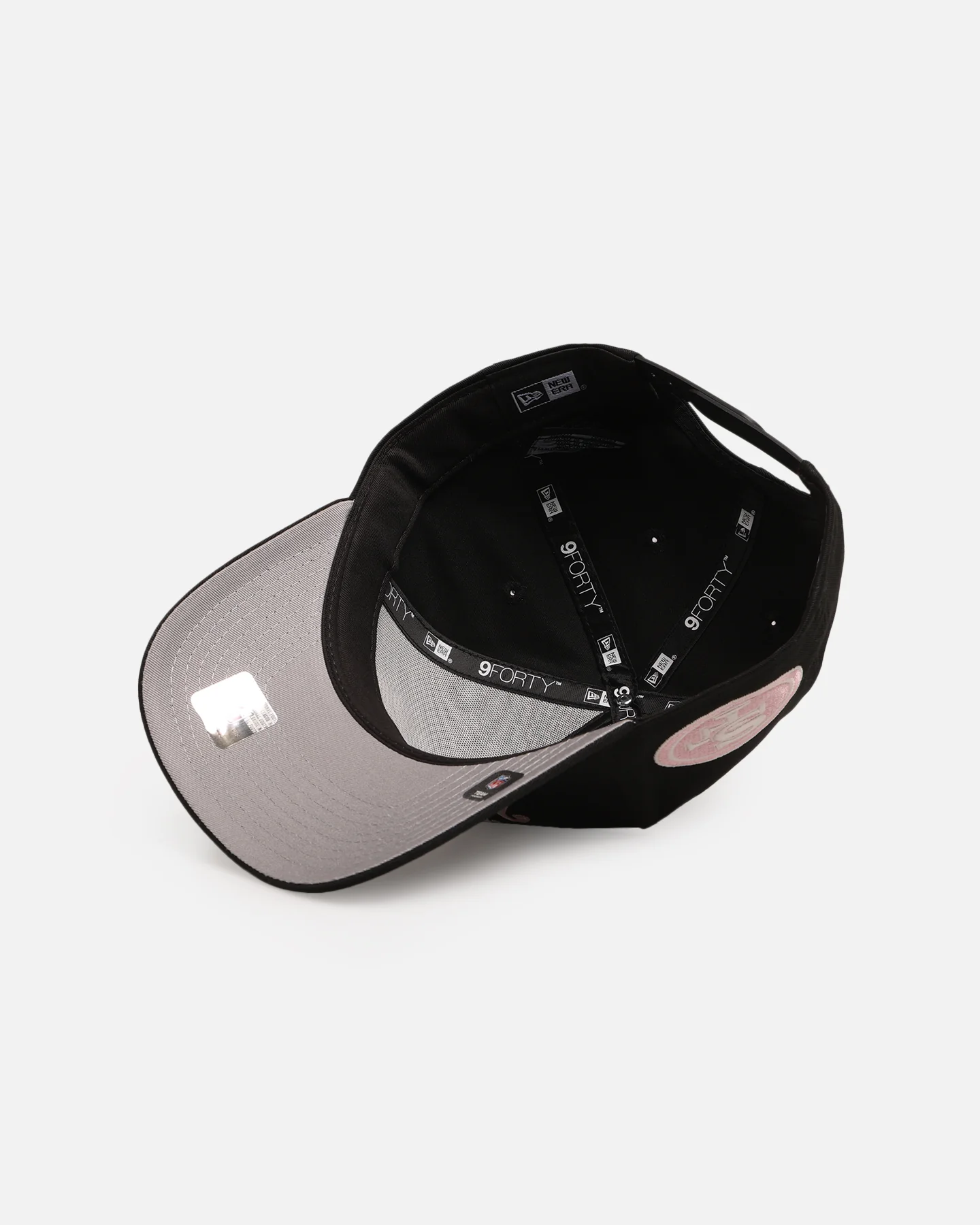New Era San Francisco 49ers 'Drip Glow Script' 9FORTY A-Frame Snapback Black/Pink - Image 6