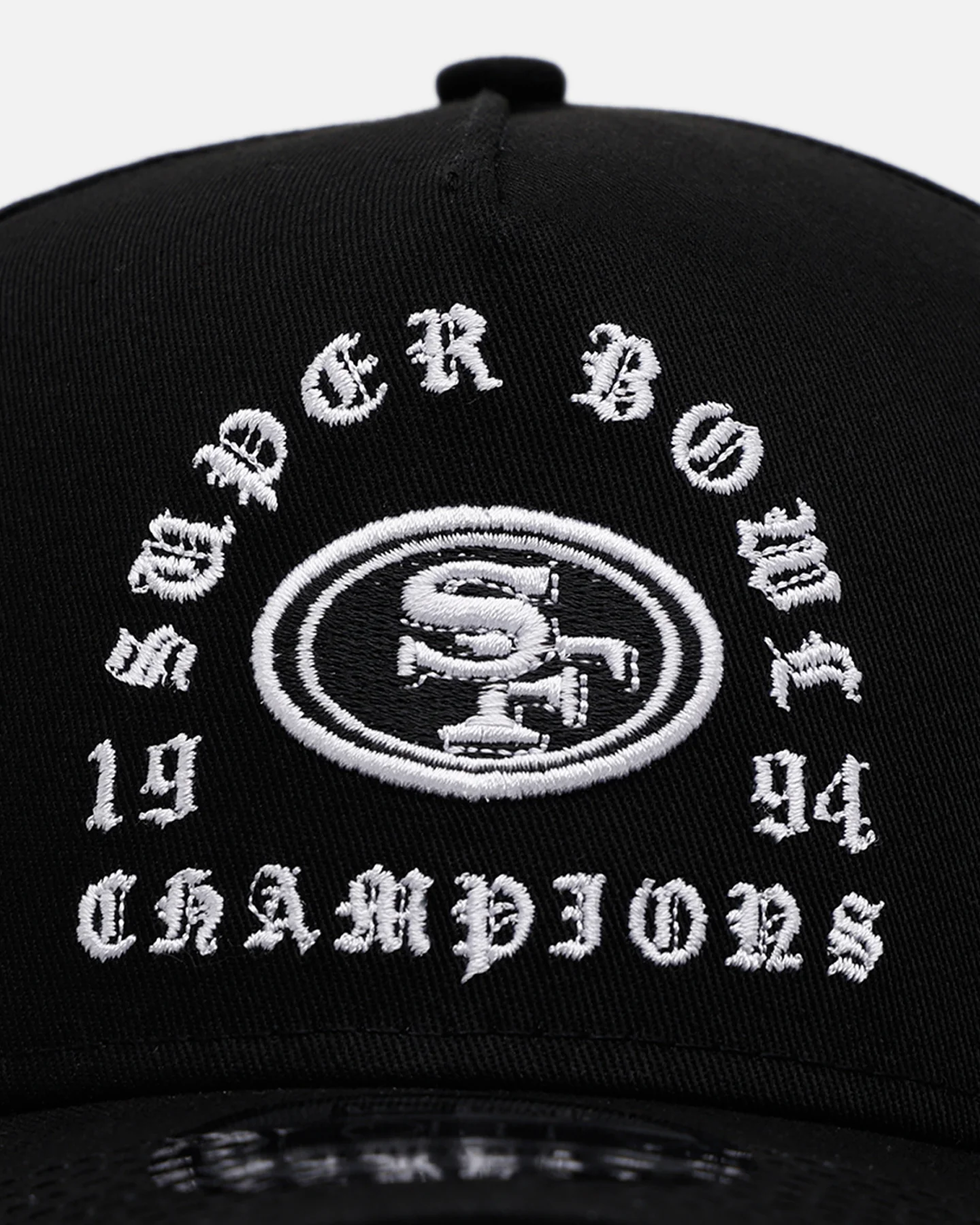 New Era San Francisco 49ers 'Gothic Arch 2.0' 9FORTY A-Frame Snapback Black/White - Image 5
