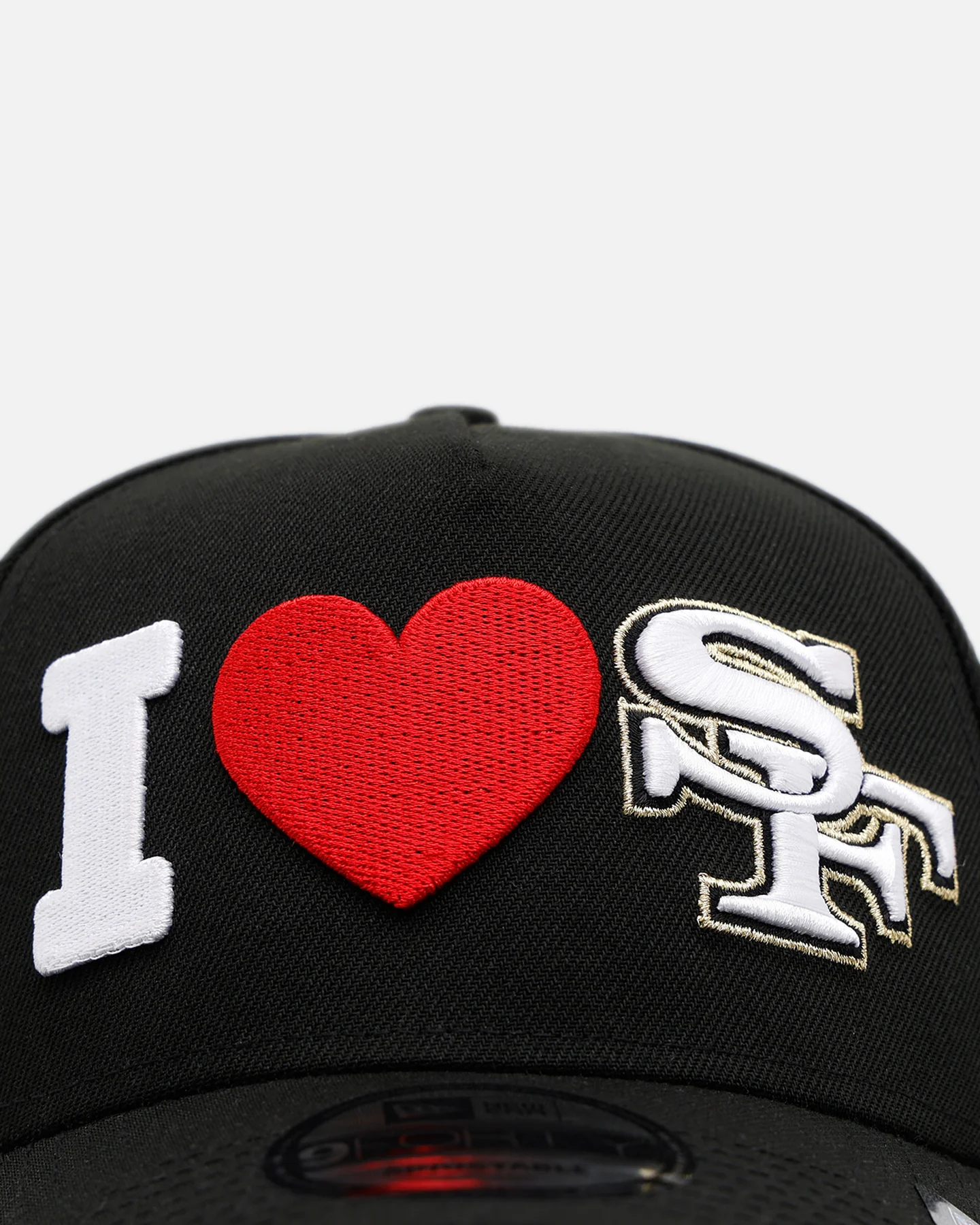 New Era San Francisco 49ers 'Love' 9FORTY A-Frame Snapback Black - Image 5