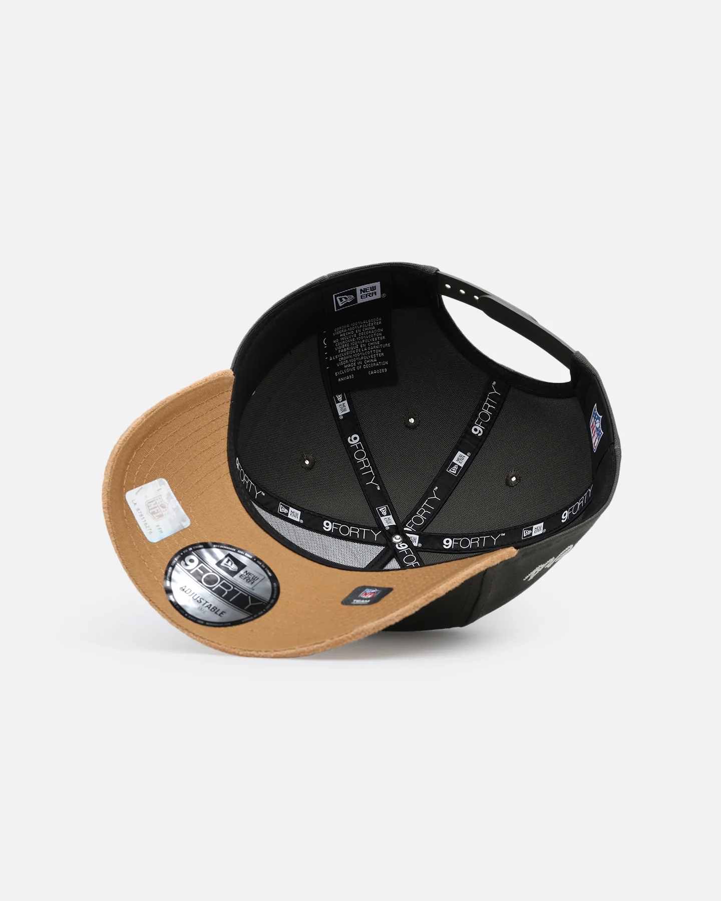 New Era San Francisco 49ers 'Moss Canvas Wheat' 9FORTY A-Frame Snapback Moss Canvas/Ivory - Image 7