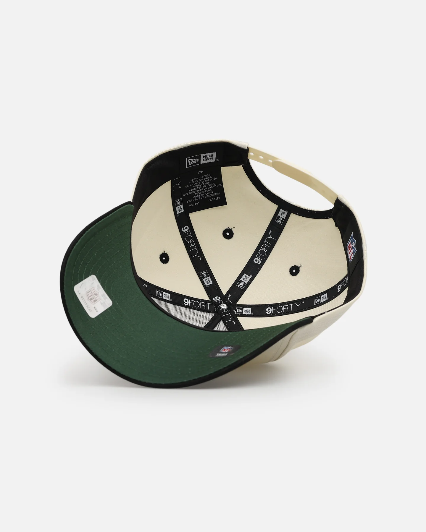 New Era San Francisco 49ers 'Paisley Hit' 9FORTY A-Frame Snapback Chrome White/Black - Image 6