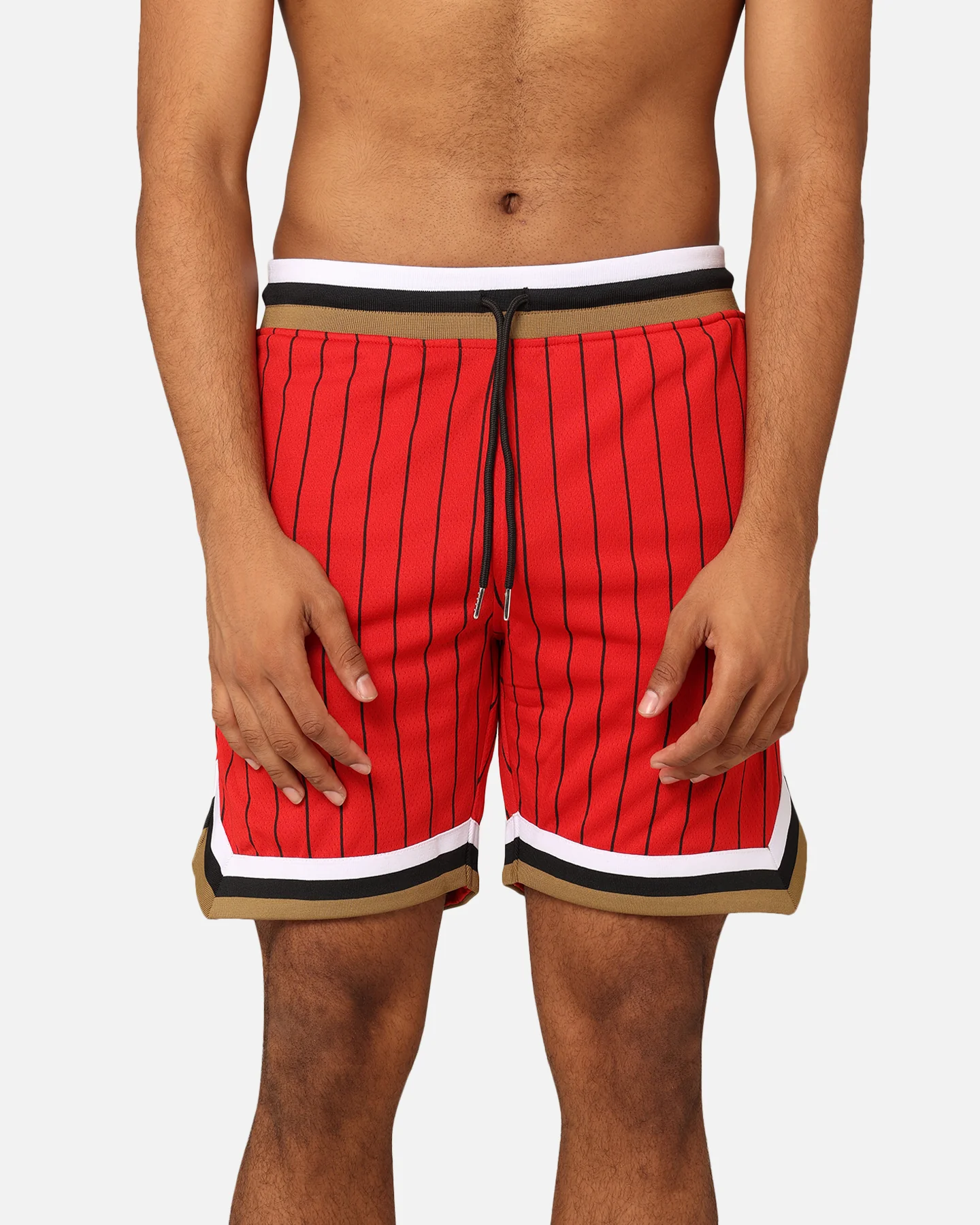 New Era San Francisco 49ers Pinstripe Shorts OTC - Image 7