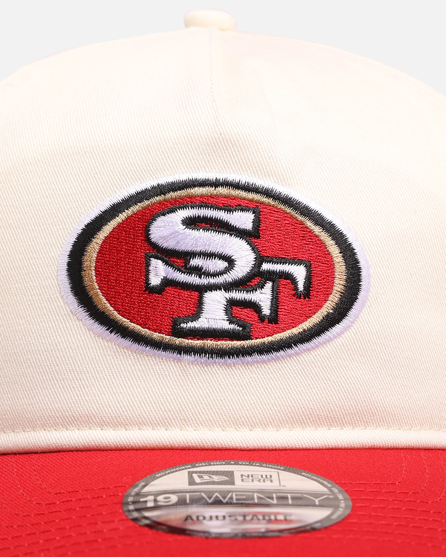 New Era San Francisco 49ers 'Stripe' 19TWENTY Snapback Chrome/Official Team Color - Image 5