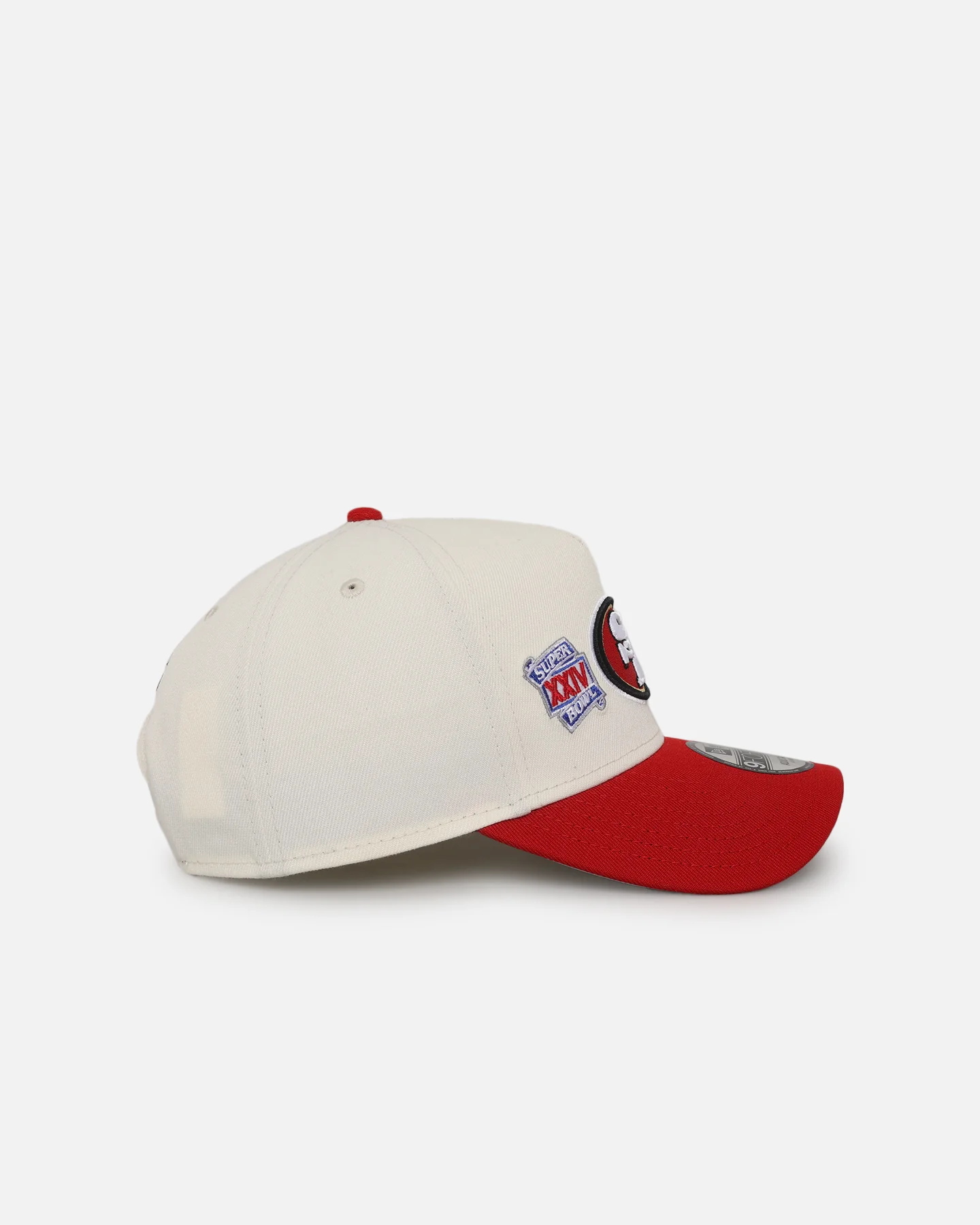 New Era San Francisco 49ers 'Super Bowl Logos' 9FORTY A-Frame Snapback Chrome - Image 3