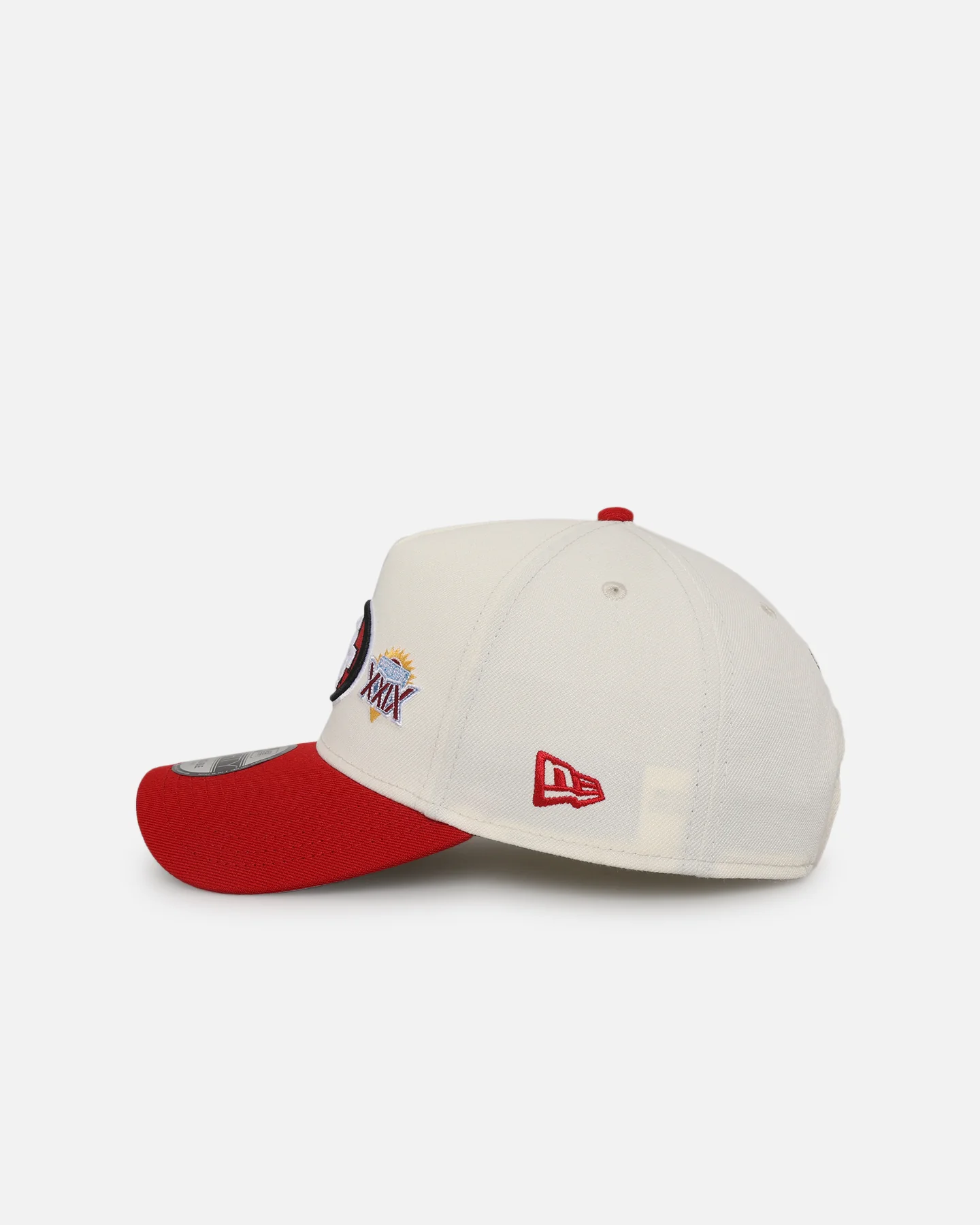 New Era San Francisco 49ers 'Super Bowl Logos' 9FORTY A-Frame Snapback Chrome - Image 4