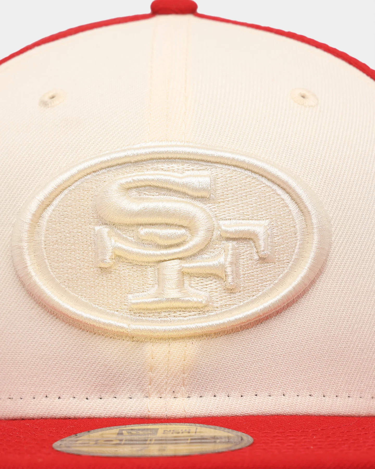 New Era San Francisco 49ers 'Tonal Two-Tone' 59FIFTY Fitted Light Beige - Image 6