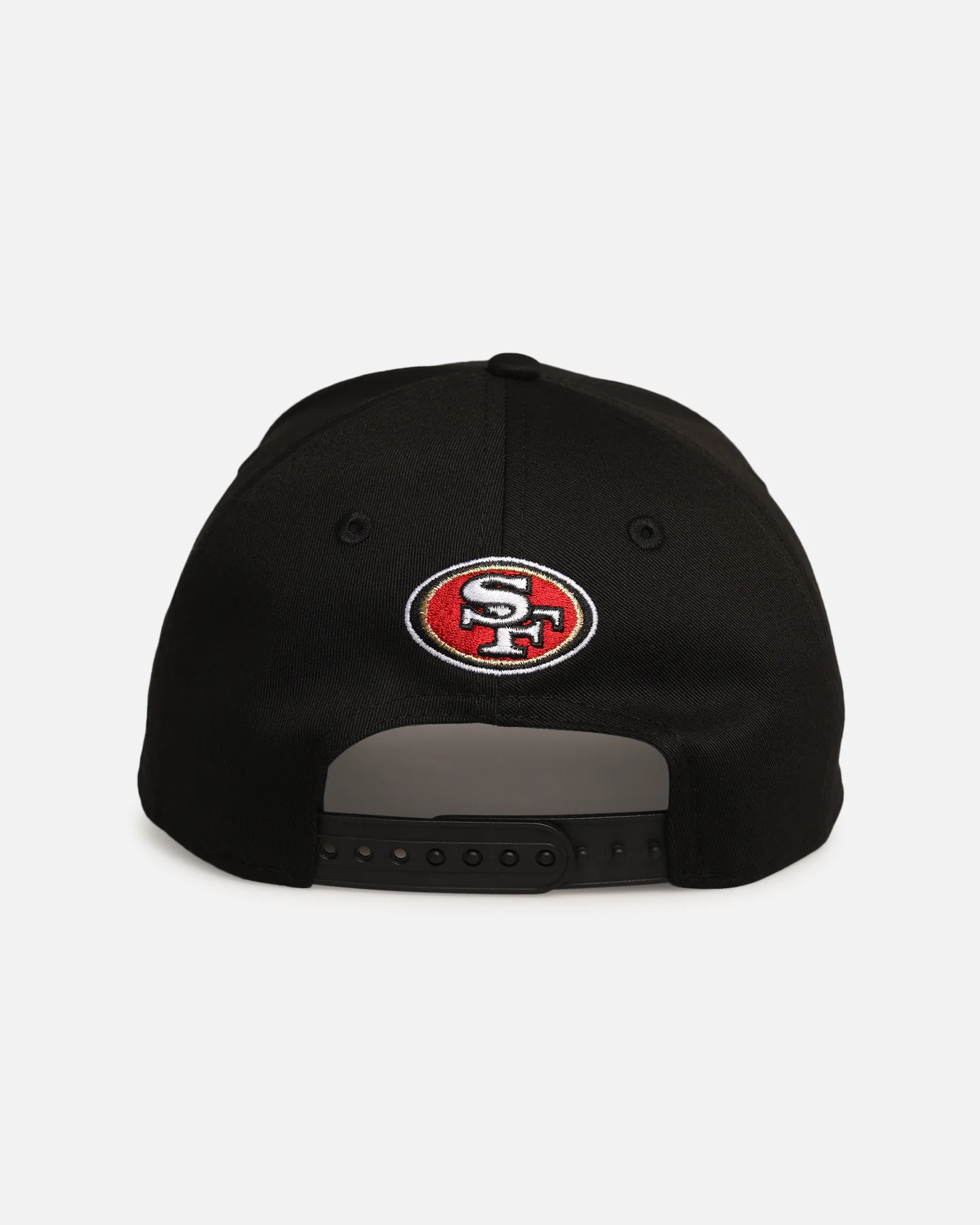 New Era San Francisco 49ers 'Upside Down Logo' 9FORTY A-Frame Snapback Black - Image 2