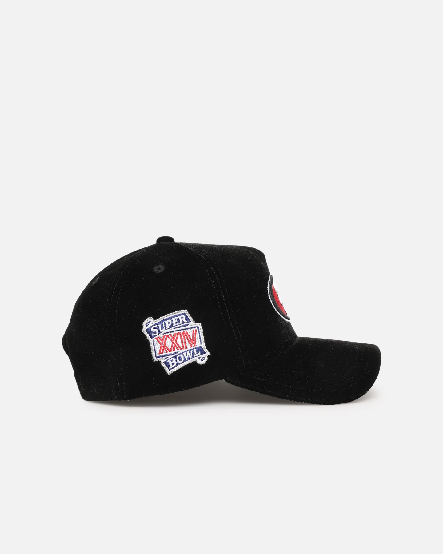New Era San Francisco 49ers 'Velvet Official Team Color' 9FORTY A-Frame Snapback Black - Image 3