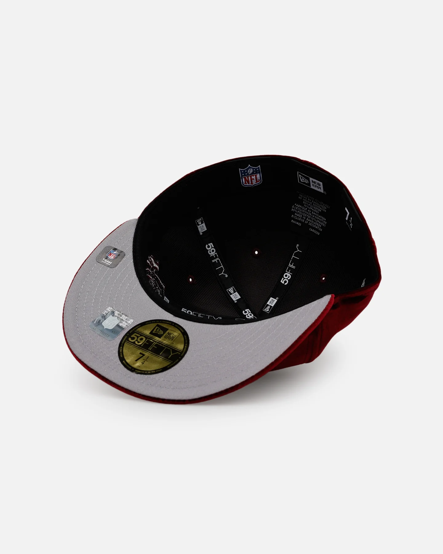 New Era San Francisco 49ers 'Velvet Roses' 59FIFTY Fitted Maroon - Image 7