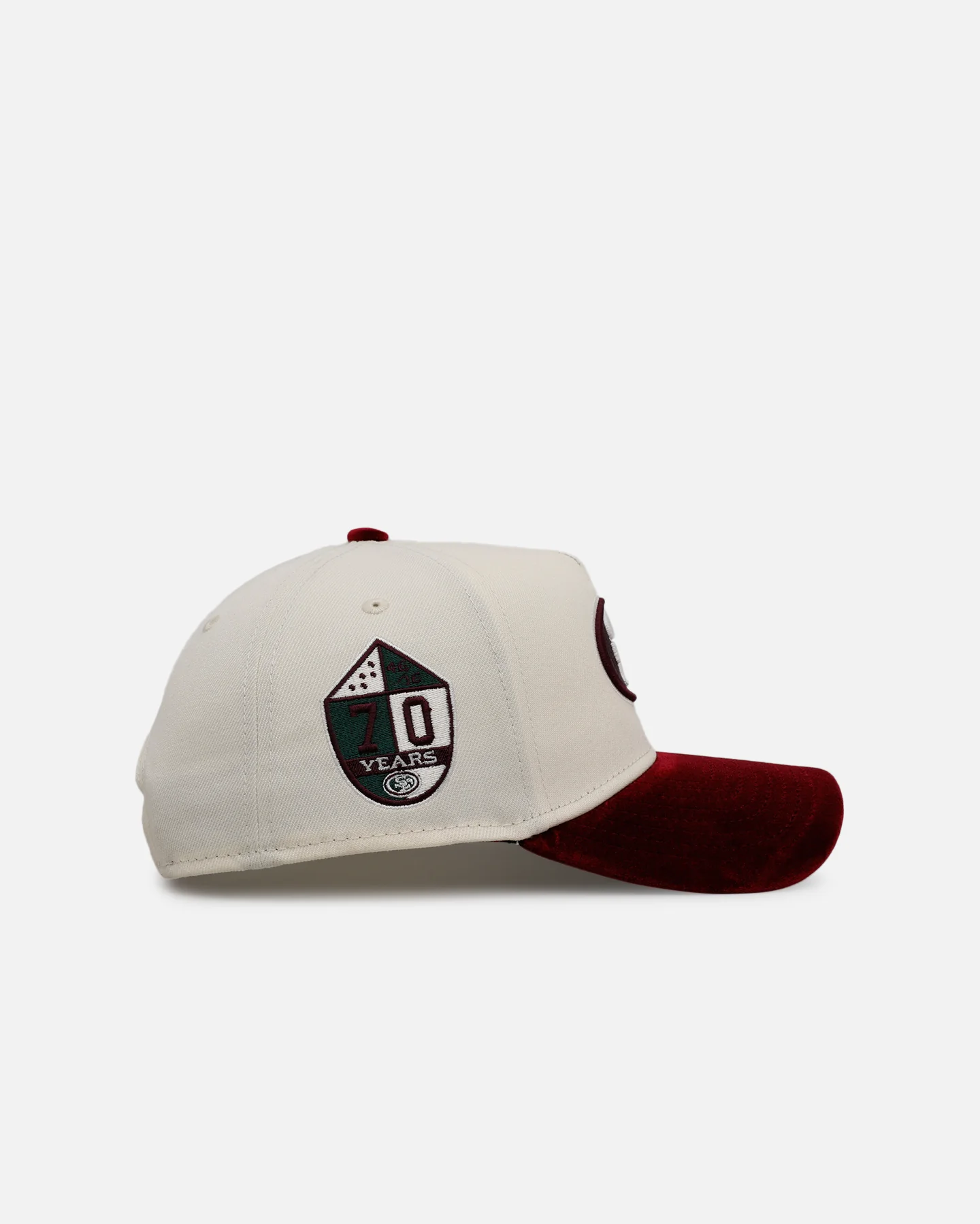 New Era San Francisco 49ers 'Velvet Roses' 9FORTY A-Frame Snapback Chrome - Image 4