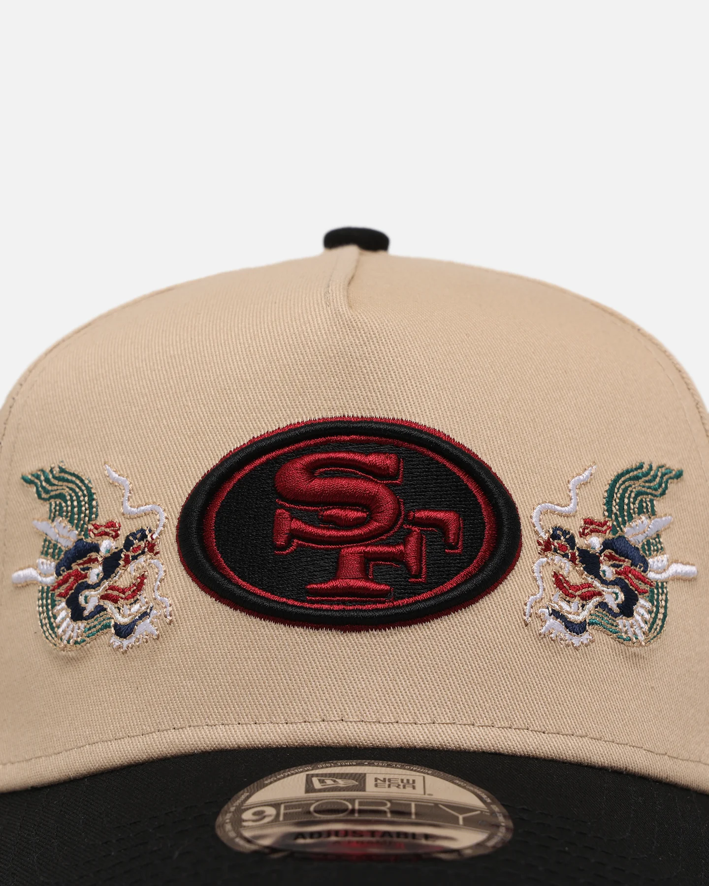 New Era San Francisco 49ers 'Dragon Collection 2.0' 9FORTY A-Frame Snapback Black/Oak - Image 5