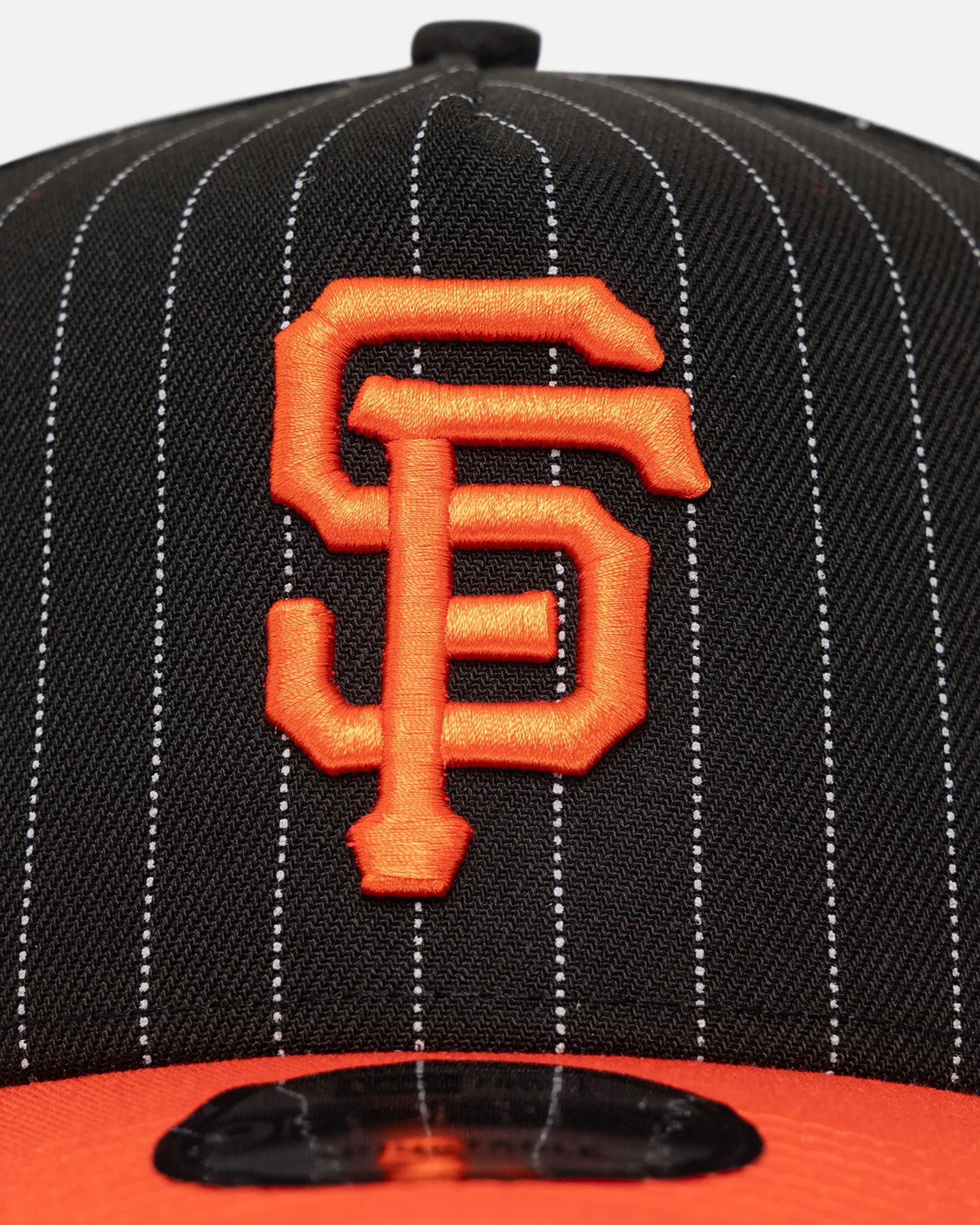 New Era San Francisco Giants '2-Tone Pinstripe' 9FORTY A-Frame Snapback Pinstripe - Image 5