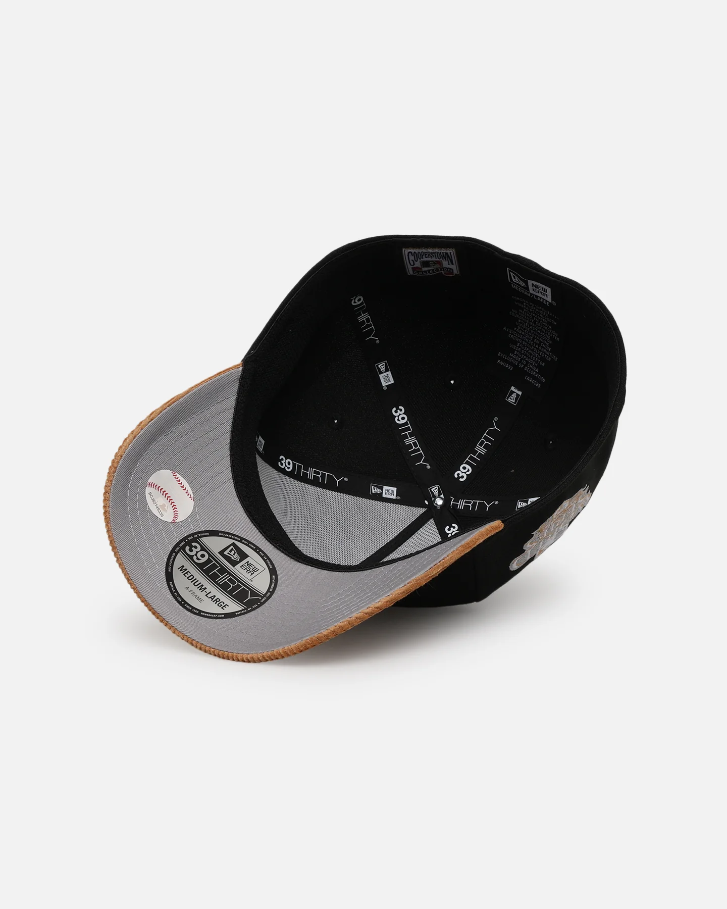 New Era San Francisco Giants 'Black Wheat' 39THIRTY A-Frame Stretch Fit Black/Wheat - Image 6