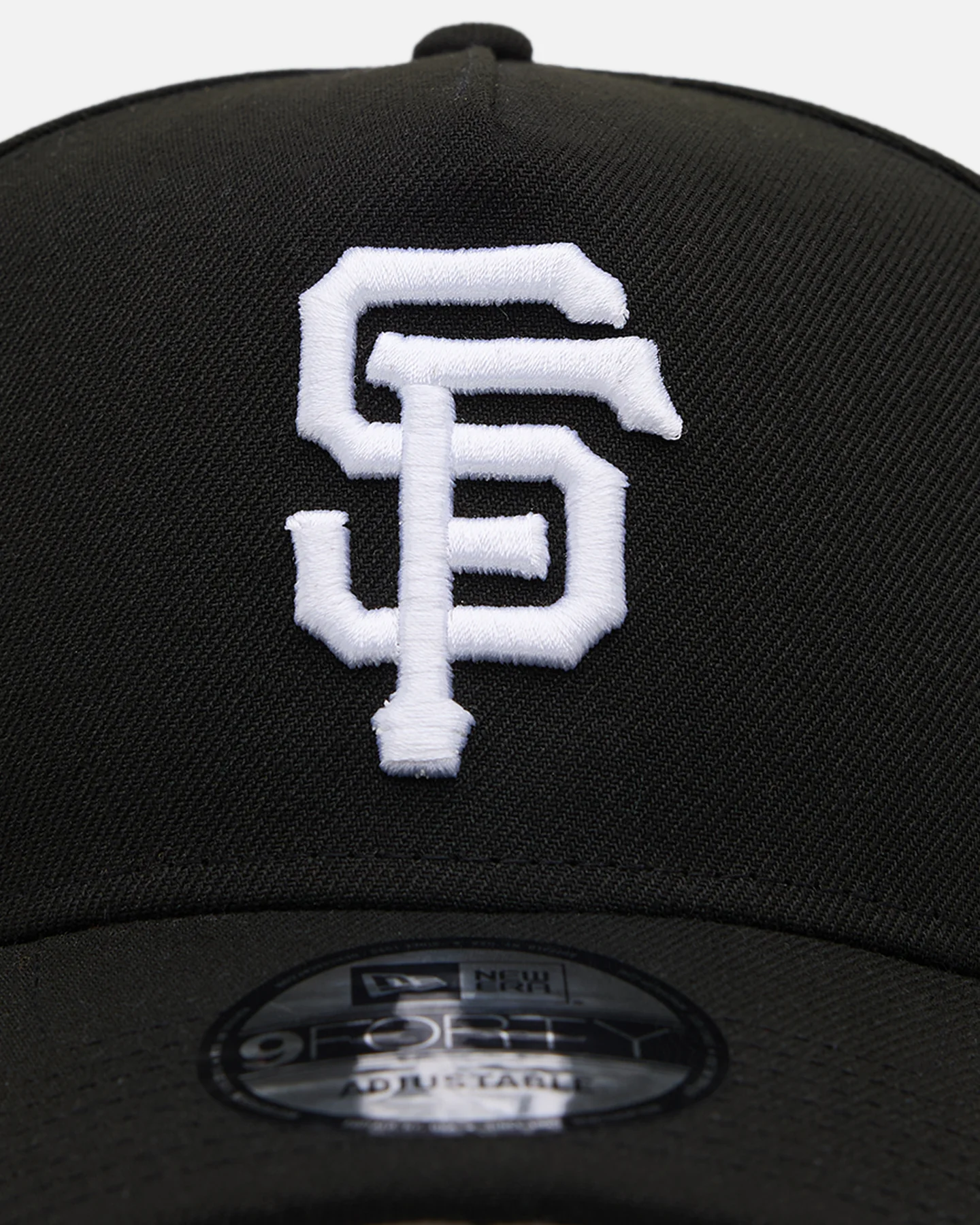 New Era San Francisco Giants 'Black' 9FORTY A-Frame Snapback Black/White - Image 5
