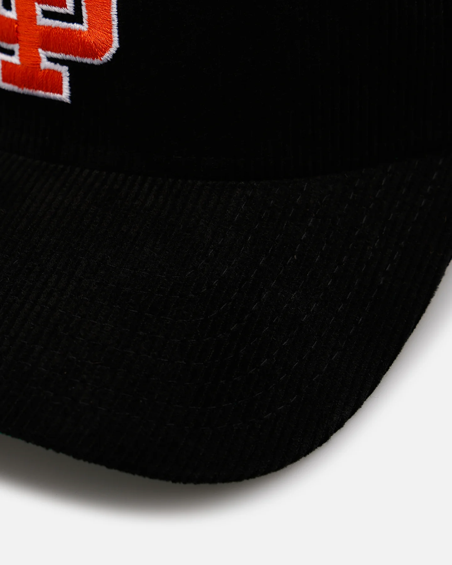New Era San Francisco Giants 'Black Cord' 9FORTY A-Frame Corduroy Snapback Black - Image 2