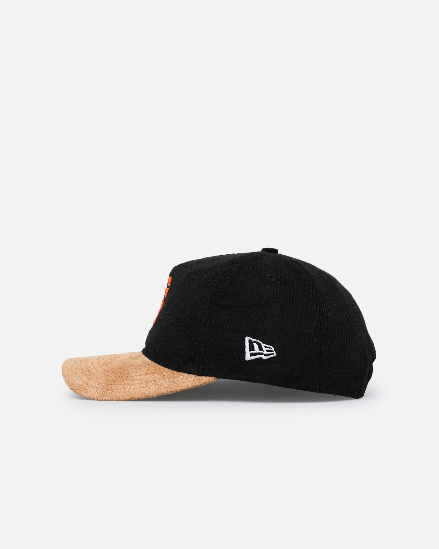 New Era San Francisco Giants 'Corduroy Suede' Pre-Curved Golfer Snapback Washed Black - Image 5