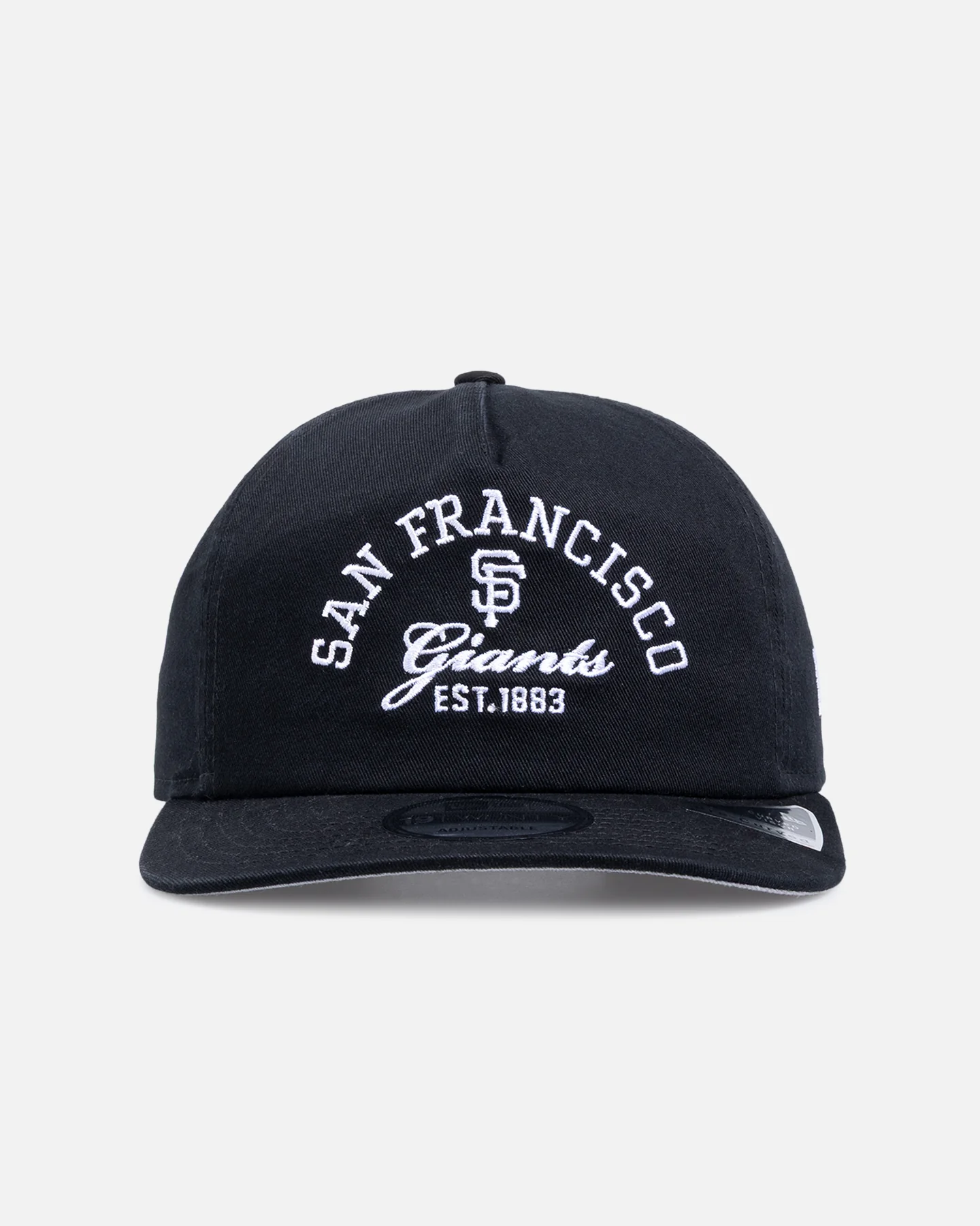 New Era San Francisco Giants 'MLB Stacked Logo' 19TWENTY Snapback Black