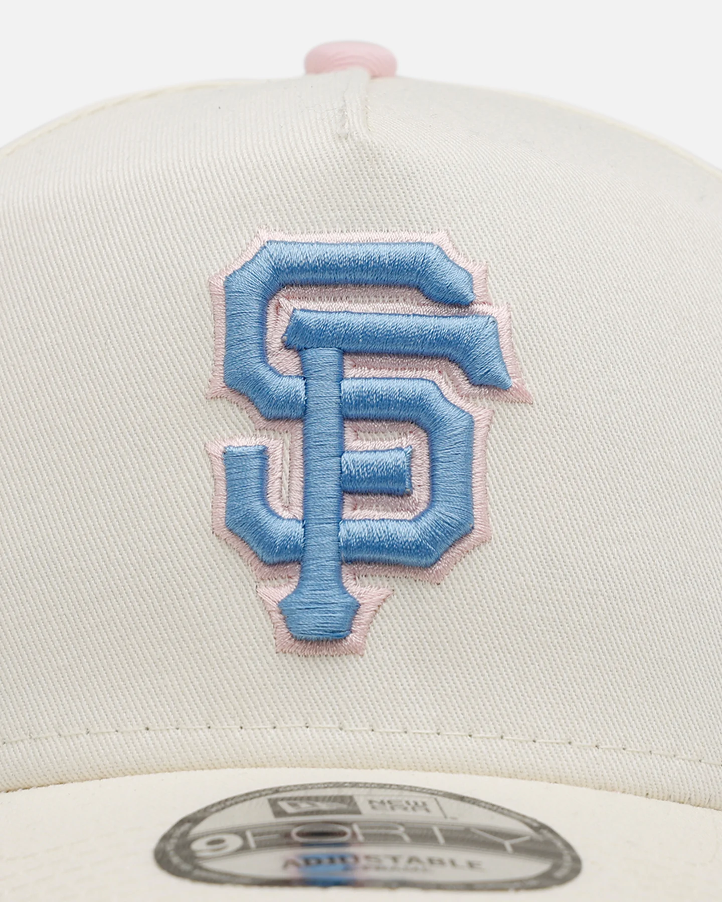 New Era San Francisco Giants 'Pastel' 9FORTY A-Frame Snapback Chrome White - Image 5