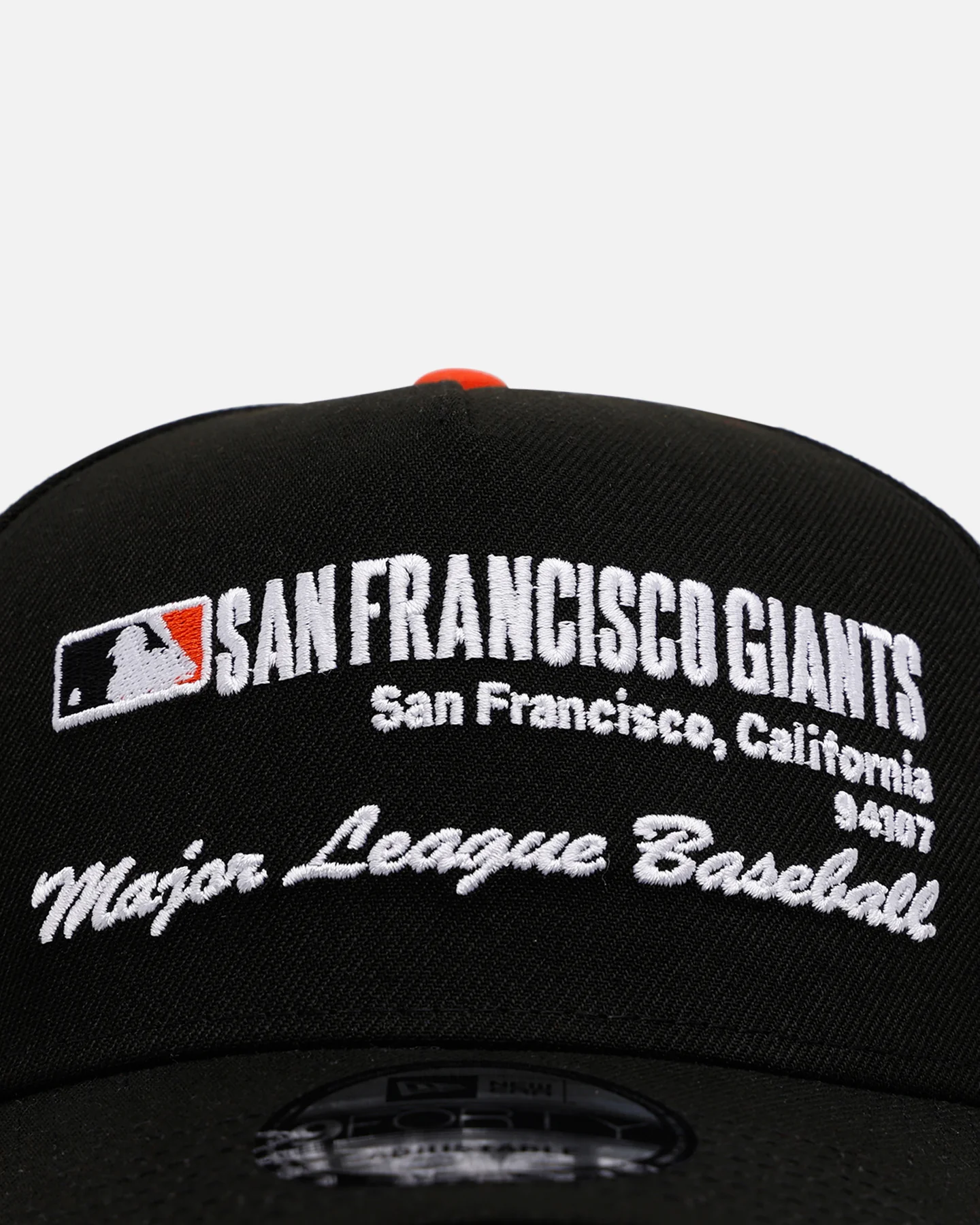 New Era San Francisco Giants 'Workleague' 9FORTY A-Frame Snapback Black - Image 5