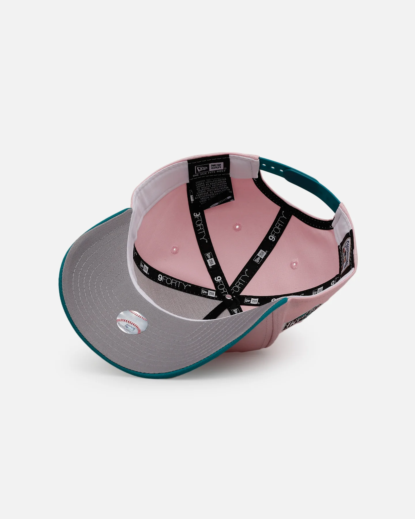 New Era Seattle Mariners 'Pink Crown' 9FORTY A-Frame Snapback Pink - Image 6