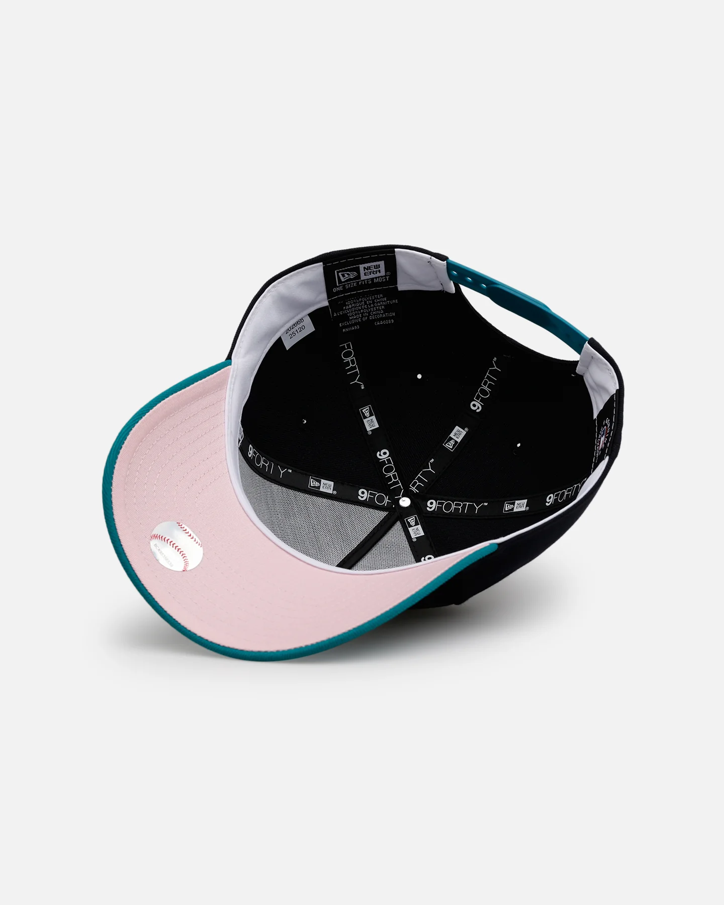 New Era Seattle Mariners 'Team Color Hearts' 9FORTY A-Frame Snapback Official Team Color - Image 6