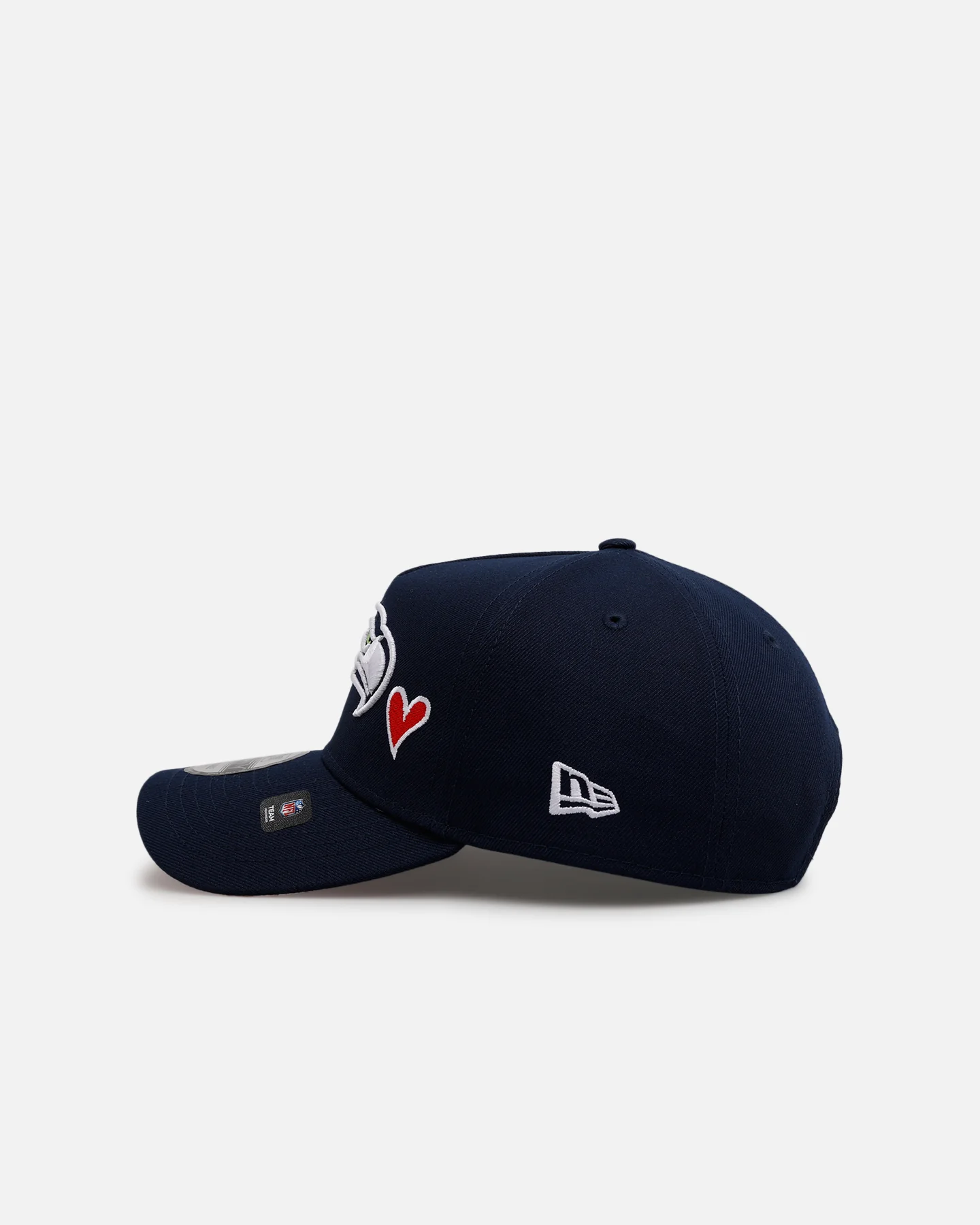 New Era Seattle Seahawks 'Team Color Hearts' 9FORTY A-Frame Snapback Official Team Color - Image 4