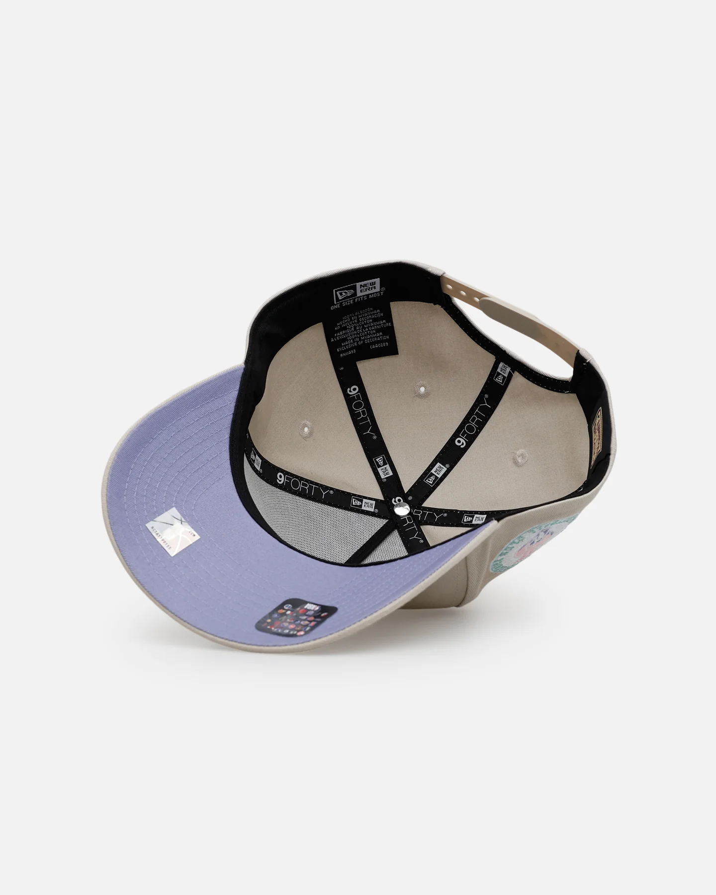New Era Seattle SuperSonics 'Pastel 2.0' 9FORTY A-Frame Snapback Stone - Image 6