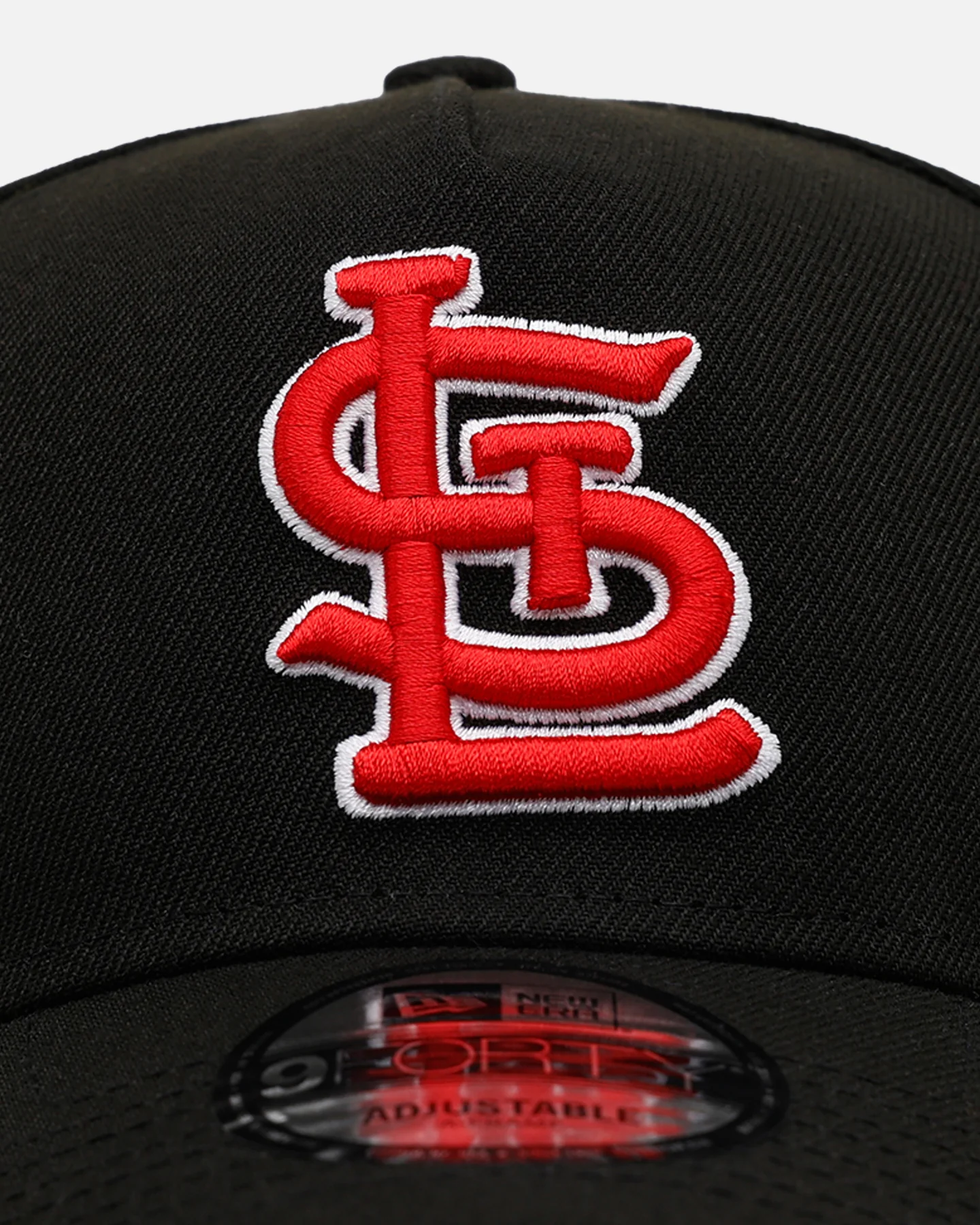 New Era St. Louis Cardinals 'Black And Team Color' 9FORTY A-Frame Snapback Black/Official Team Color - Image 5