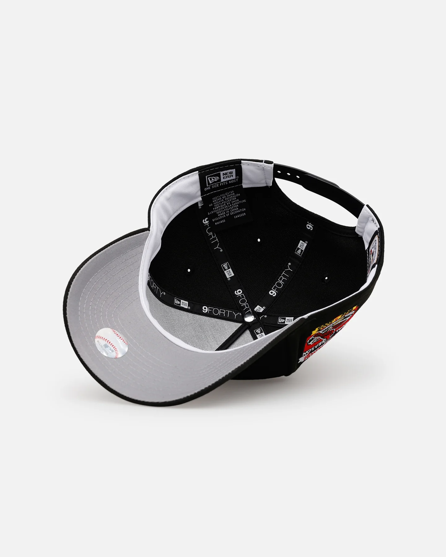 New Era St. Louis Cardinals 'Black And Team Color' 9FORTY A-Frame Snapback Black/Official Team Color - Image 6