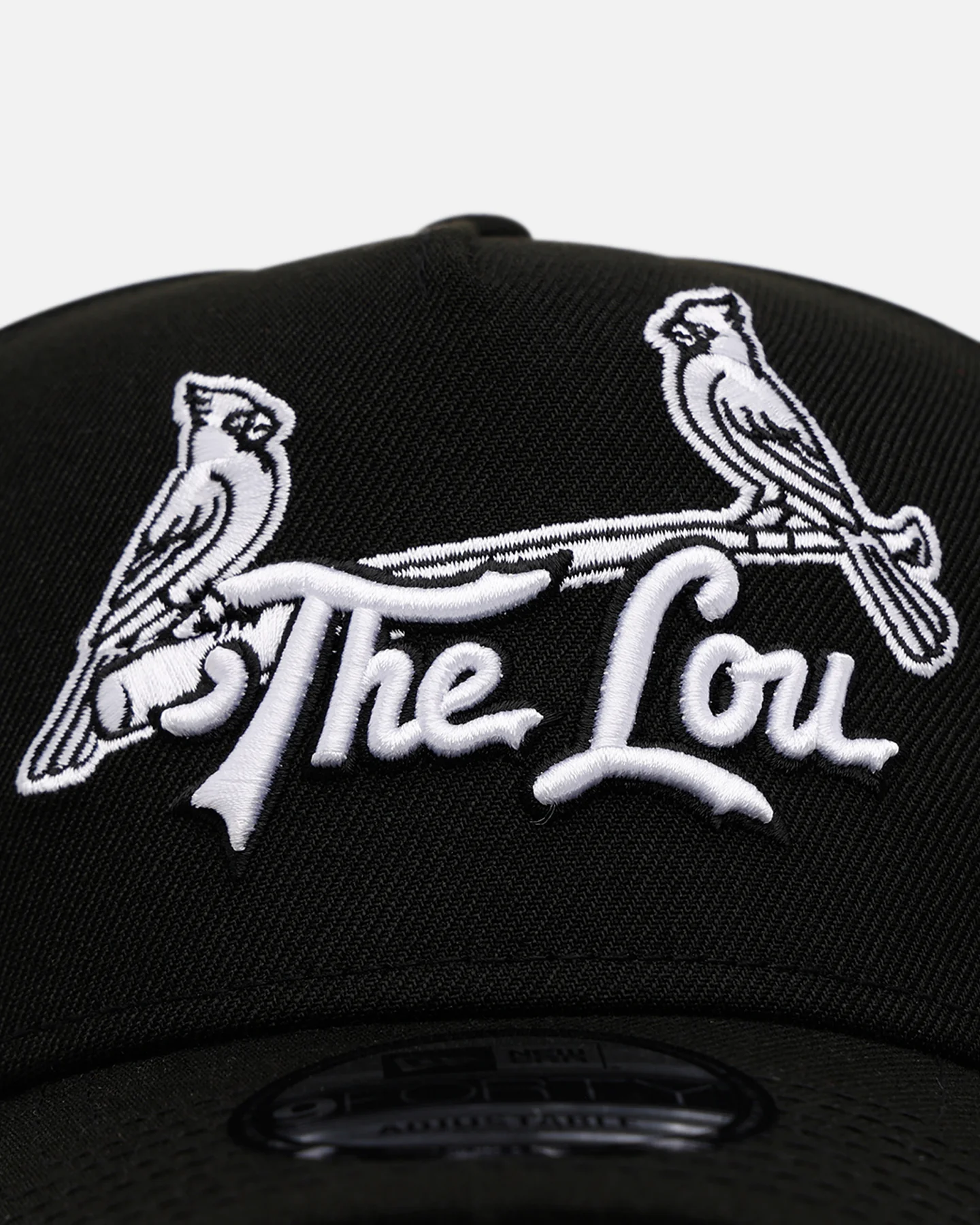 New Era St. Louis Cardinals 'Black And White' 9FORTY A-Frame Snapback Black/White - Image 5