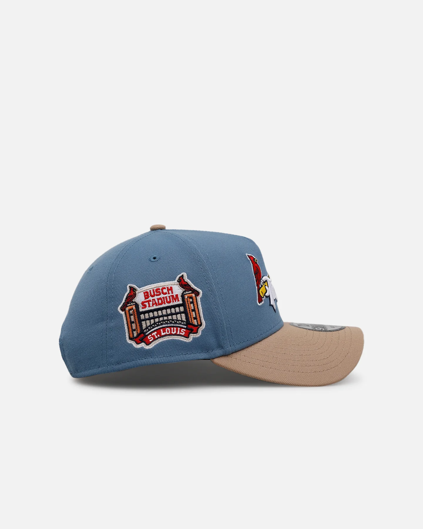 New Era St. Louis Cardinals 'Easy Breezy' 9FORTY A-Frame Snapback Blue/Tan - Image 3
