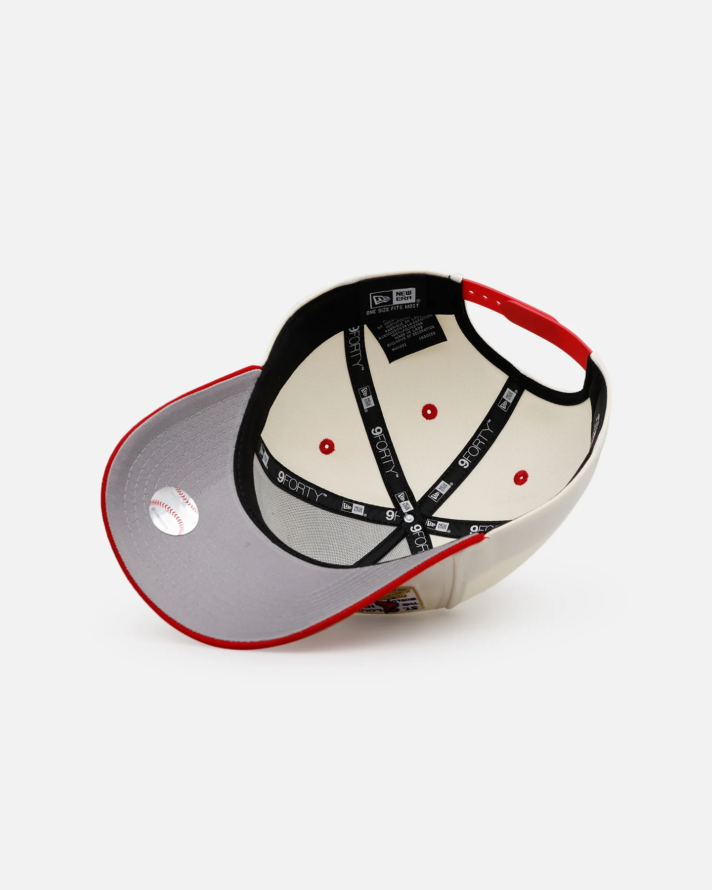 New Era St. Louis Cardinals 'World Series Logo' 9FORTY A-Frame Snapback Chrome - Image 6