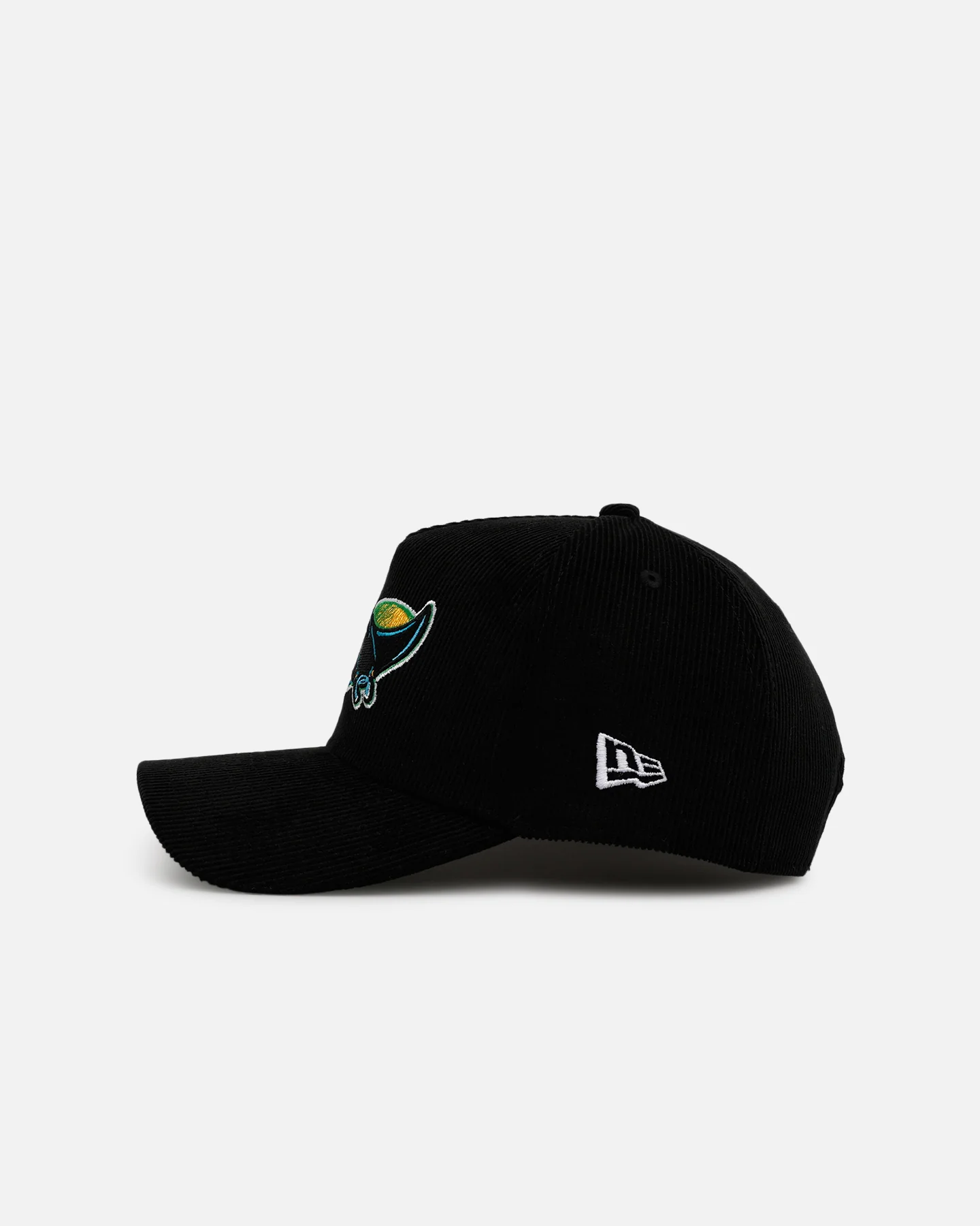 New Era Tampa Bay Rays 'Black Cord' 9FORTY A-Frame Corduroy Snapback Black - Image 5