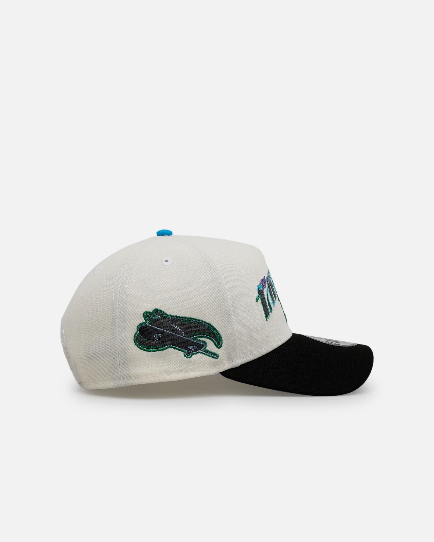 New Era Tampa Bay Rays 'Chrome Metallic Wordmark' 9FORTY A-Frame Snapback Chrome - Image 3