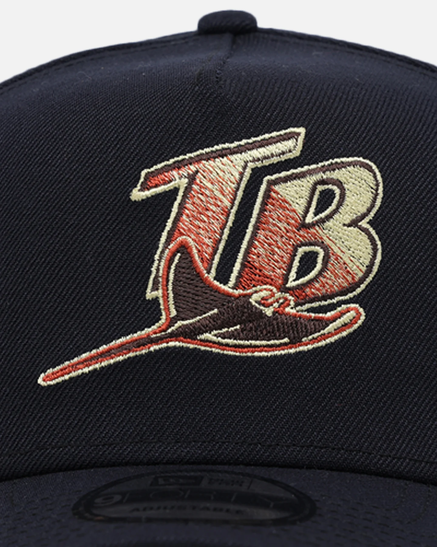 New Era Tampa Bay Rays 'Retro Royal' 9FORTY A-Frame Snapback Navy - Image 5