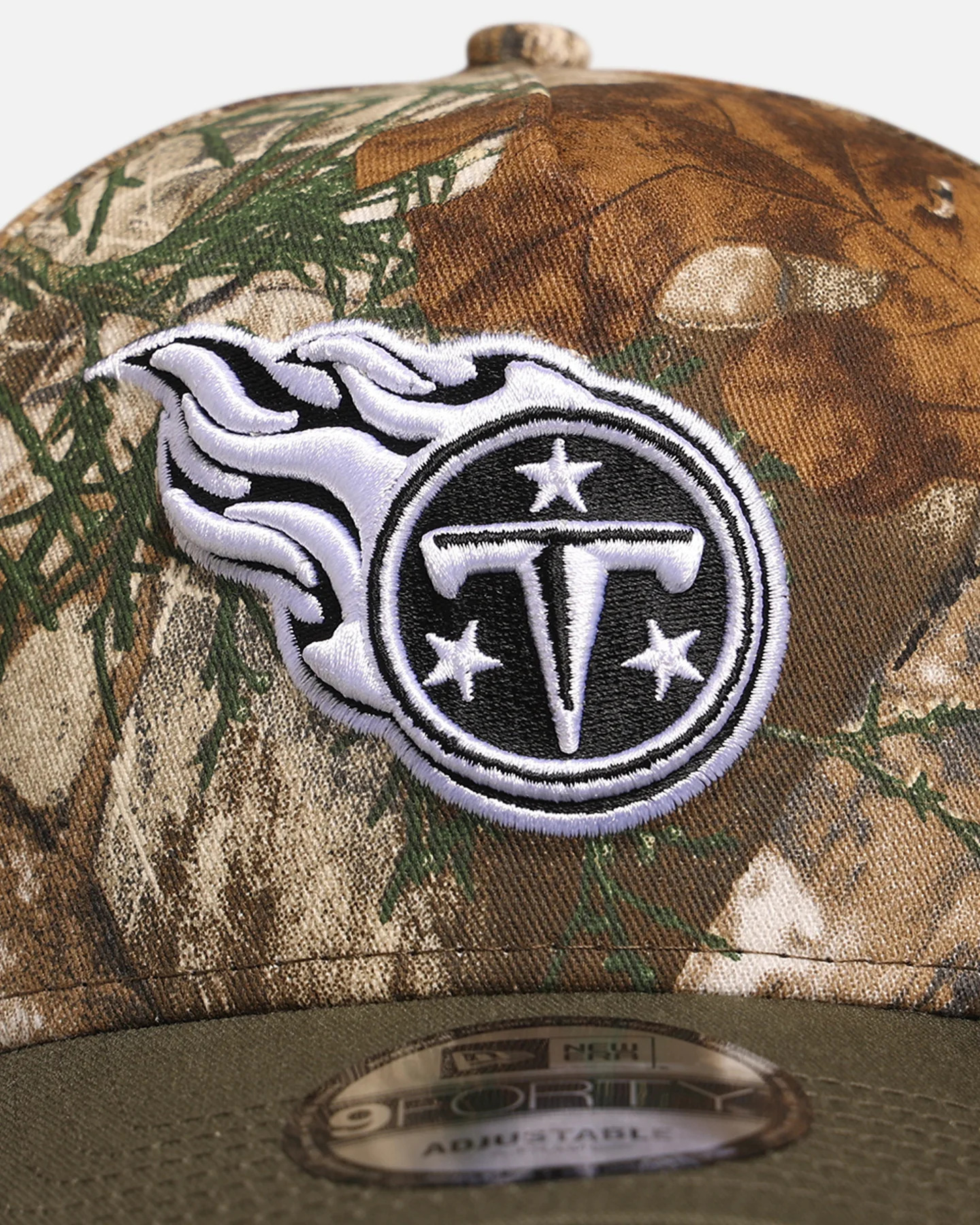 New Era Tennessee Titans 'NFL Season Kick Off' 9FORTY A-Frame Snapback Realtree/Olive - Image 5