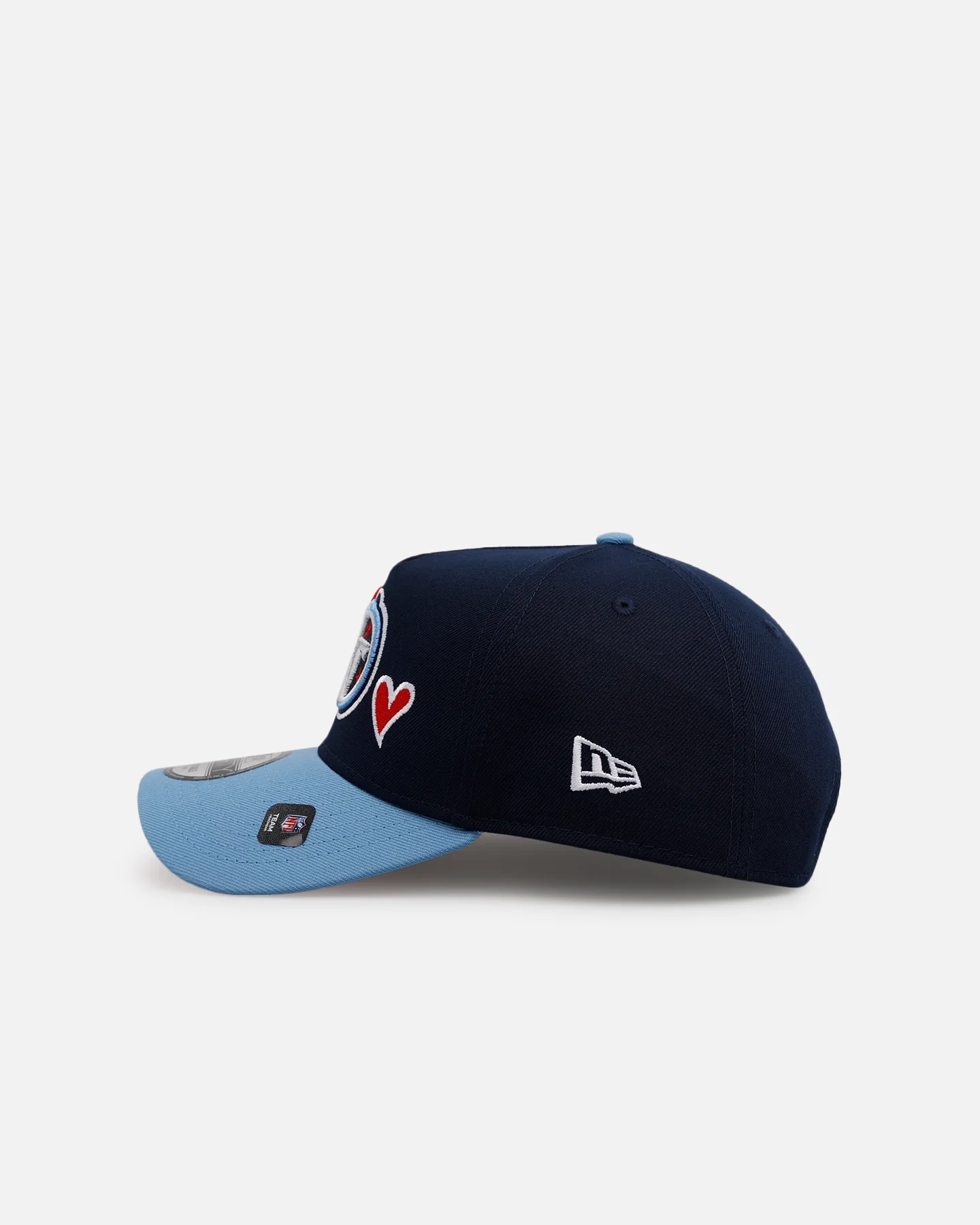 New Era Tennessee Titans 'Team Color Hearts' 9FORTY A-Frame Snapback Official Team Color - Image 4
