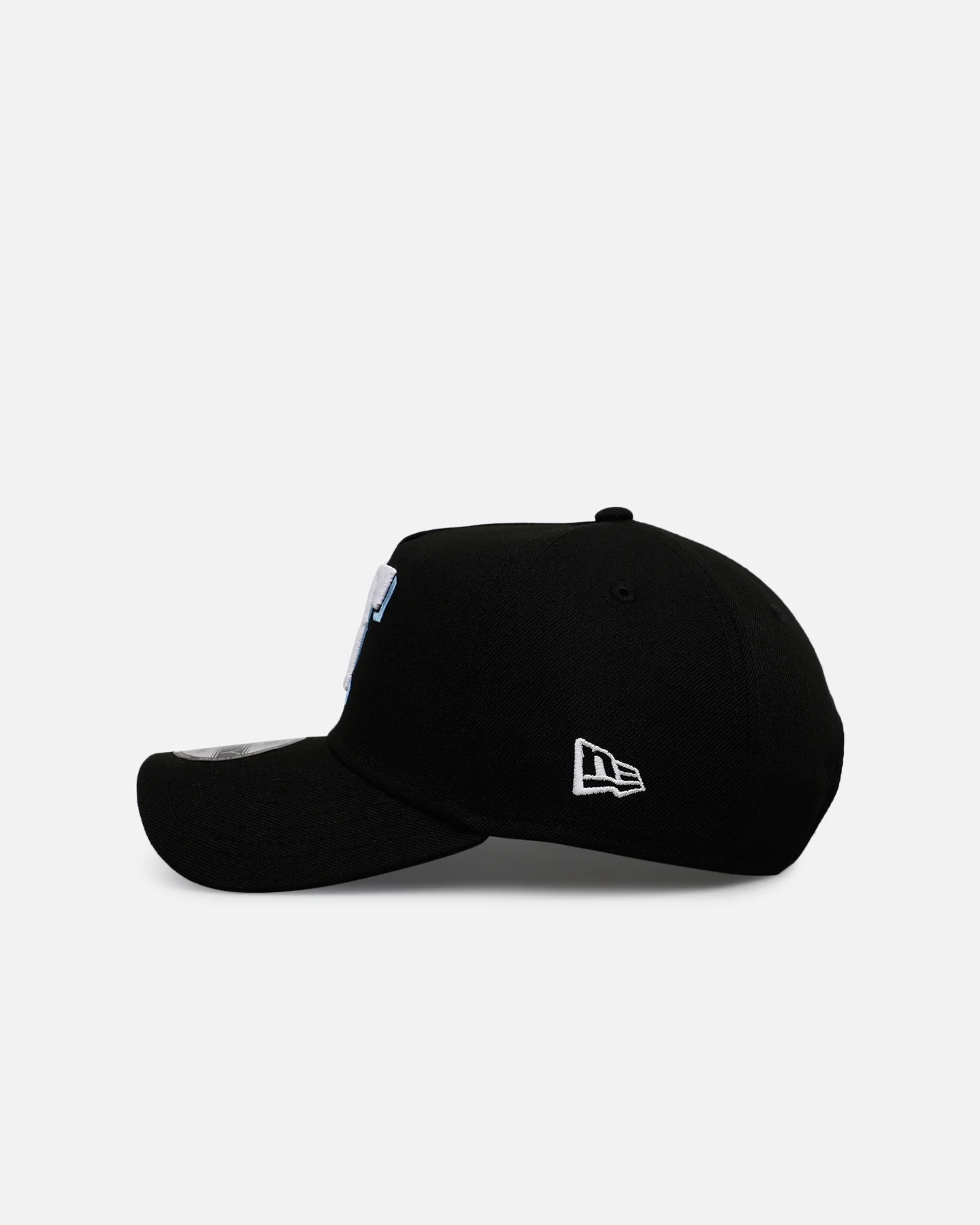 New Era Texas Rangers 'Black And Sky Blue' 9FORTY A-Frame Snapback Black/Sky Blue - Image 4