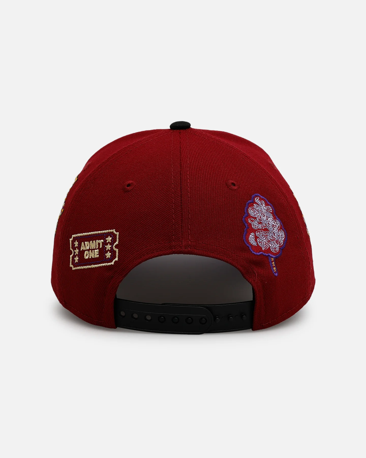New Era Texas Rangers 'Carnival' 9FORTY A-Frame Snapback Cardinal - Image 2