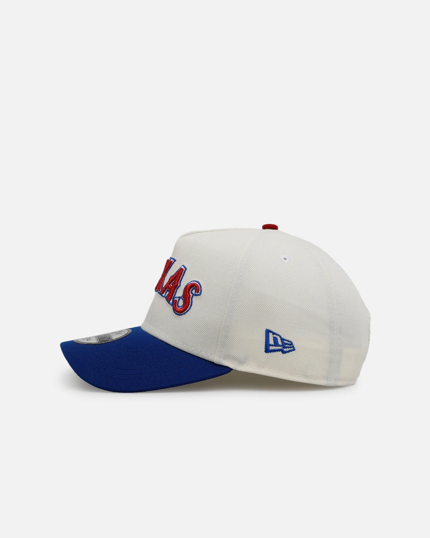 New Era Texas Rangers 'Chrome Metallic Wordmark' 9FORTY A-Frame Snapback Chrome - Image 4