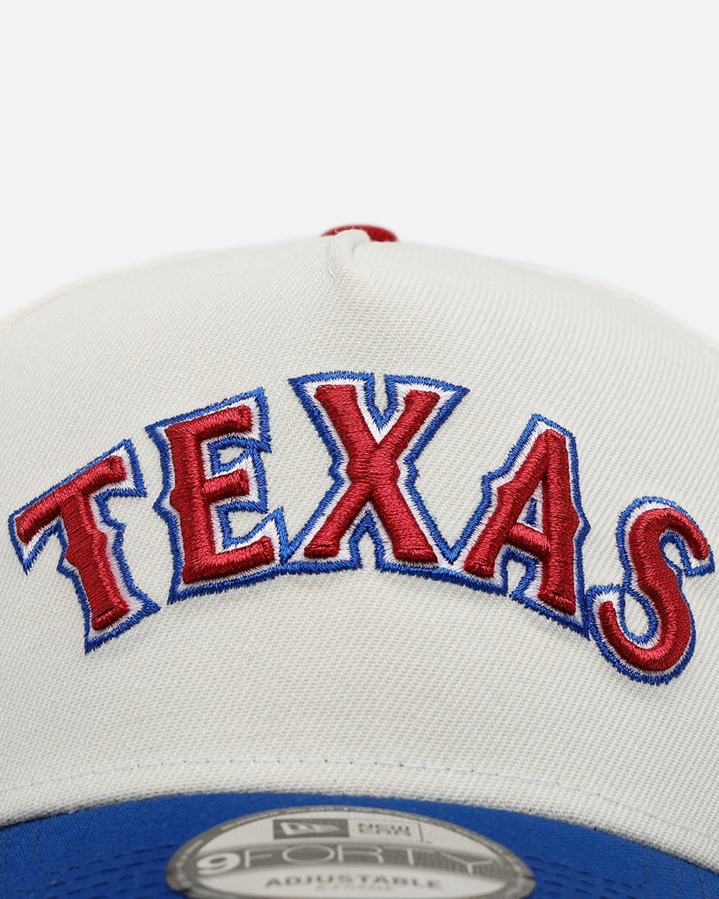 New Era Texas Rangers 'Chrome Metallic Wordmark' 9FORTY A-Frame Snapback Chrome - Image 5