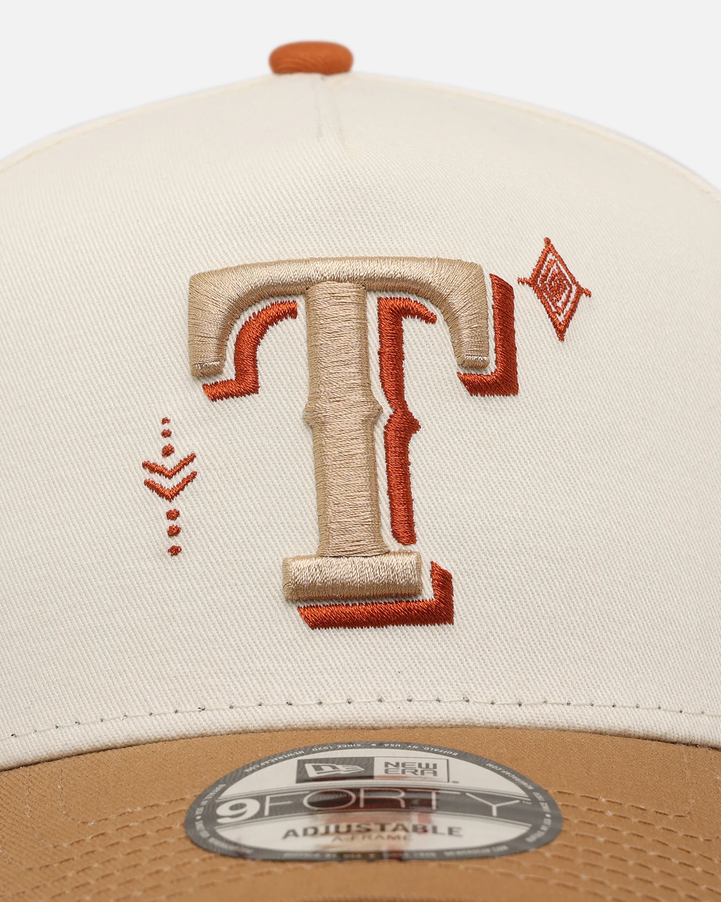 New Era Texas Rangers 'Sunset Trails' 9FORTY A-Frame Snapback Rust - Image 5