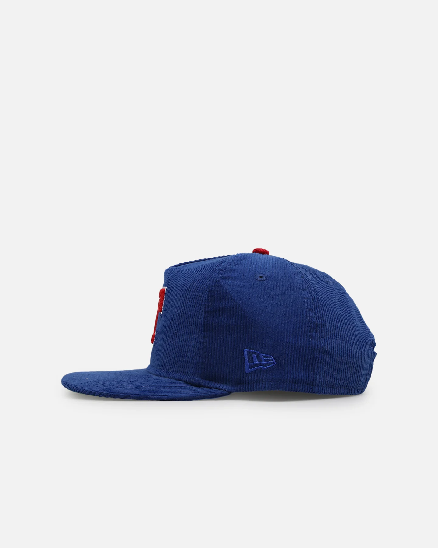 New Era Texas Rangers 'Throwback Cord Golfers' Corduroy Golfer Snapback Blue - Image 5