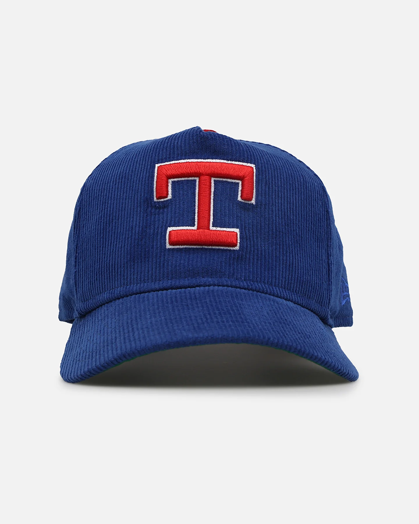 New Era Texas Rangers 'Throwback Cord Golfers' Corduroy Golfer Snapback Blue - Image 8
