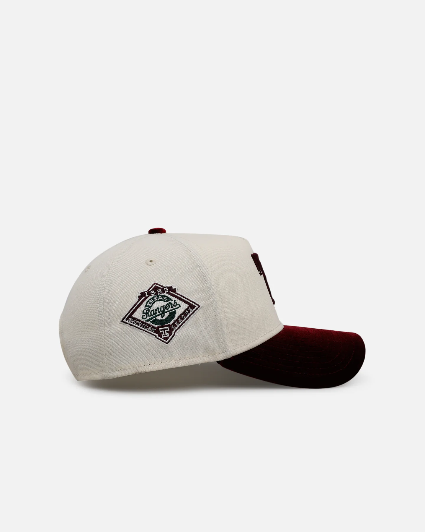 New Era Texas Rangers 'Velvet Roses' 9FORTY A-Frame Snapback Chrome - Image 4