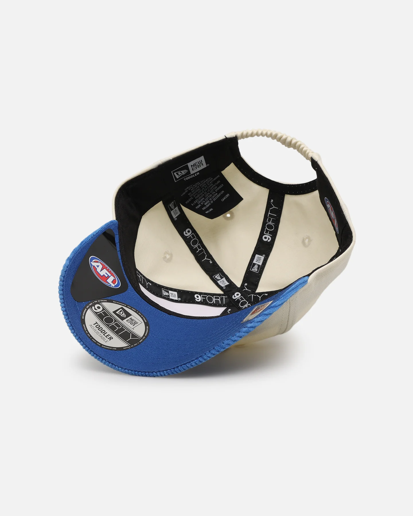 New Era Toddlers West Coast Eagles 9FORTY Stretch Fit Chrome White - Image 6