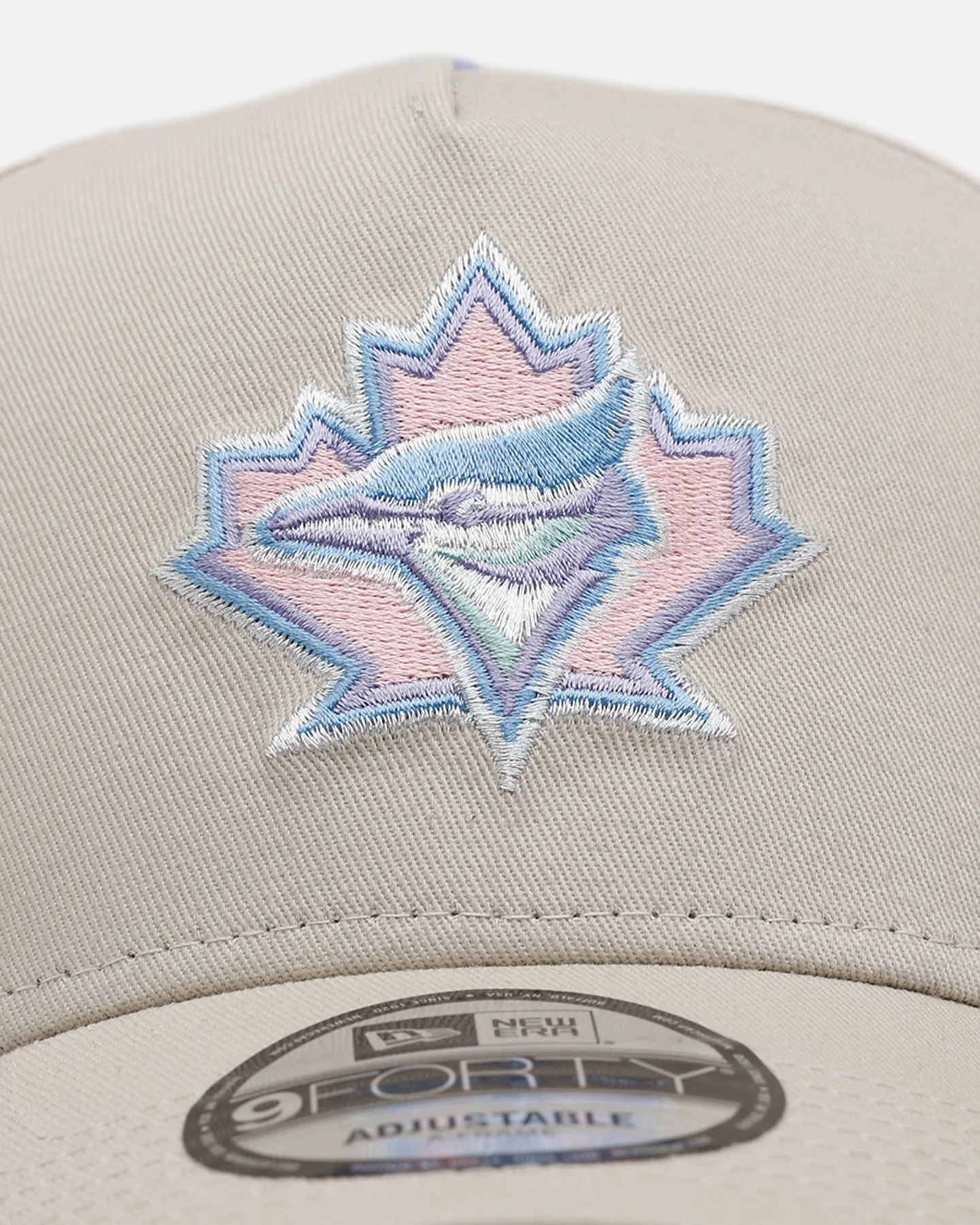 New Era Toronto Blue Jays 'Pastel 2.0' 9FORTY A-Frame Snapback Stone - Image 5